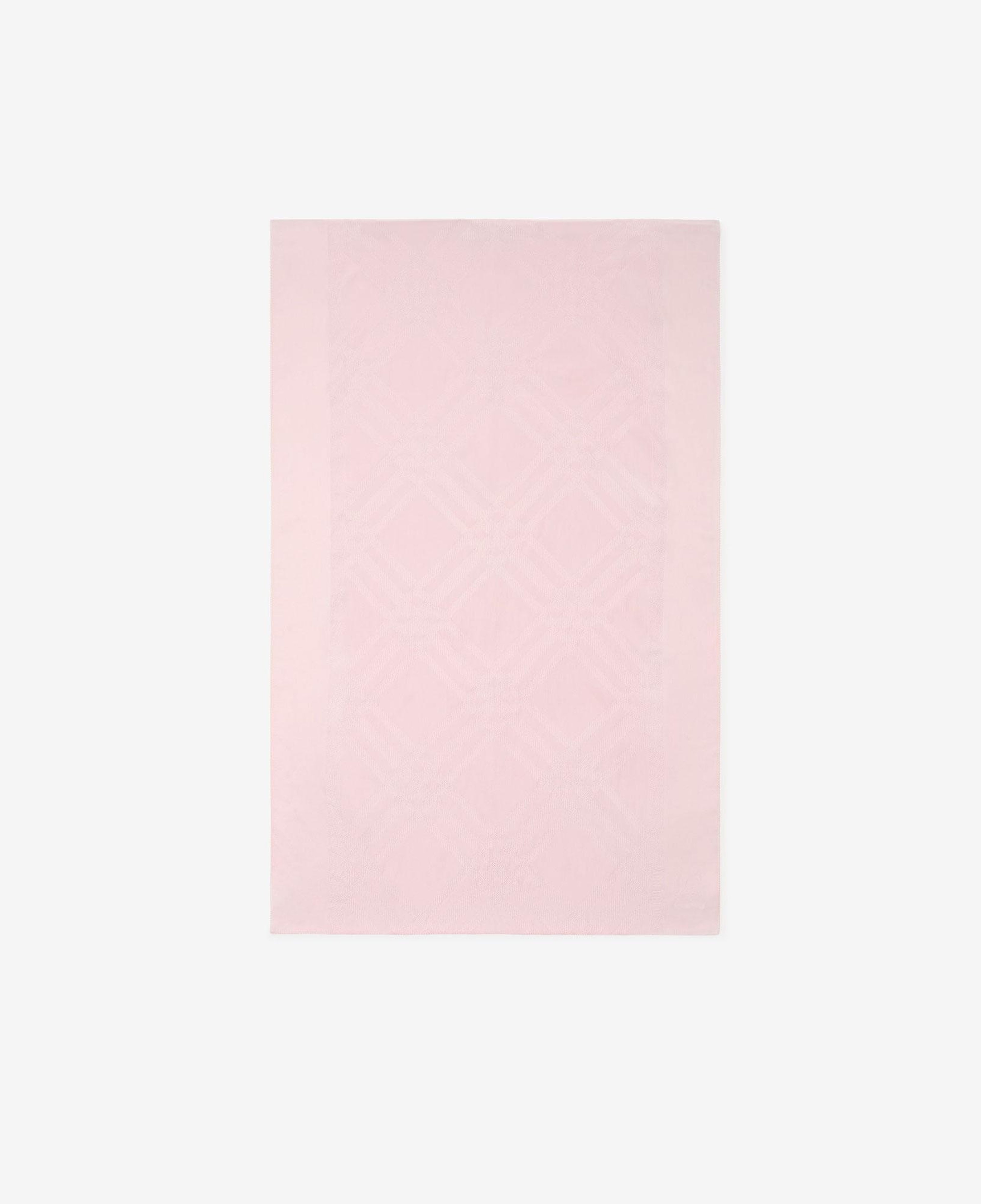 Burberry Wide Check Silk Kadın Pembe Eşarp