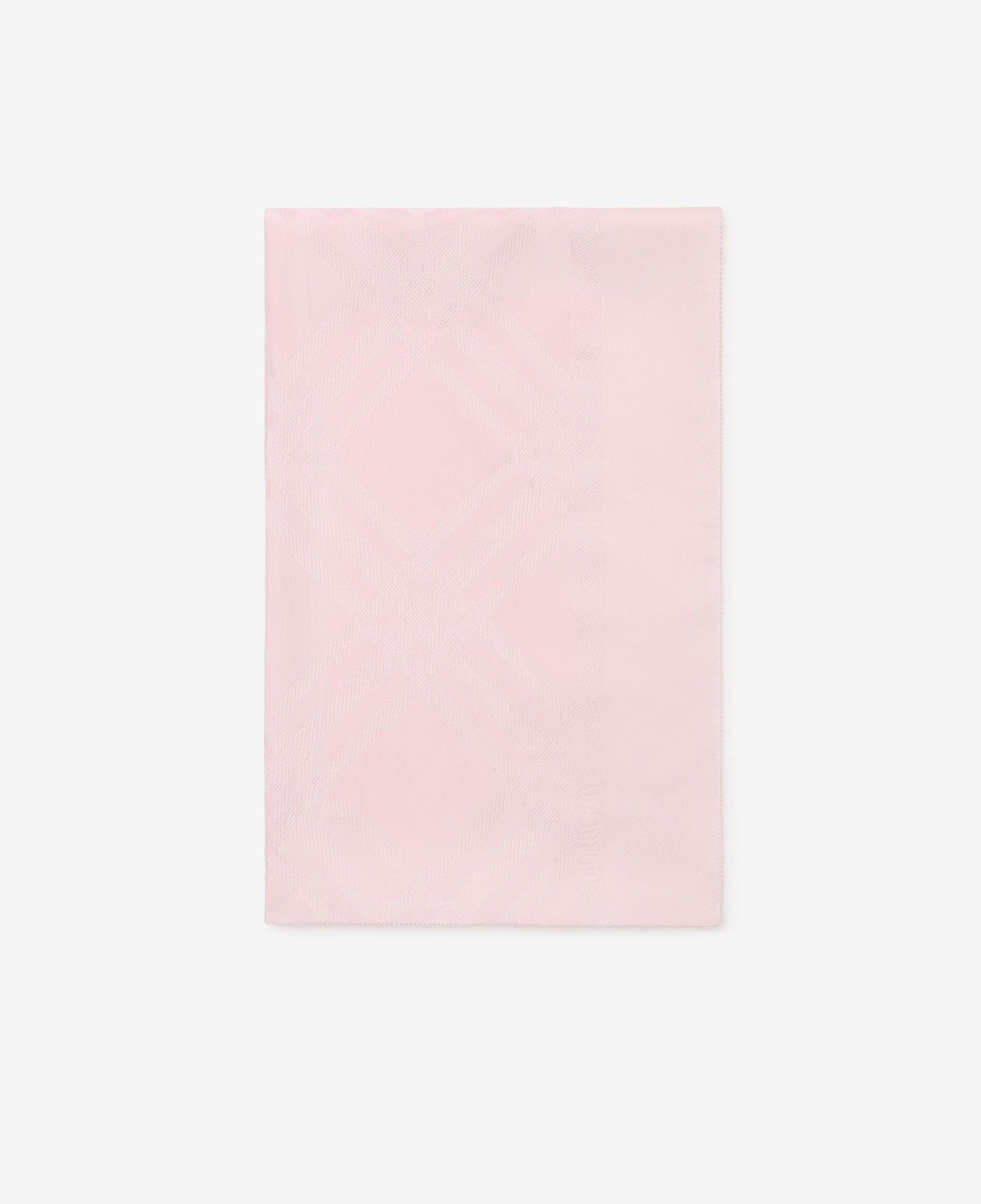 Burberry Wide Check Silk Kadın Pembe Eşarp