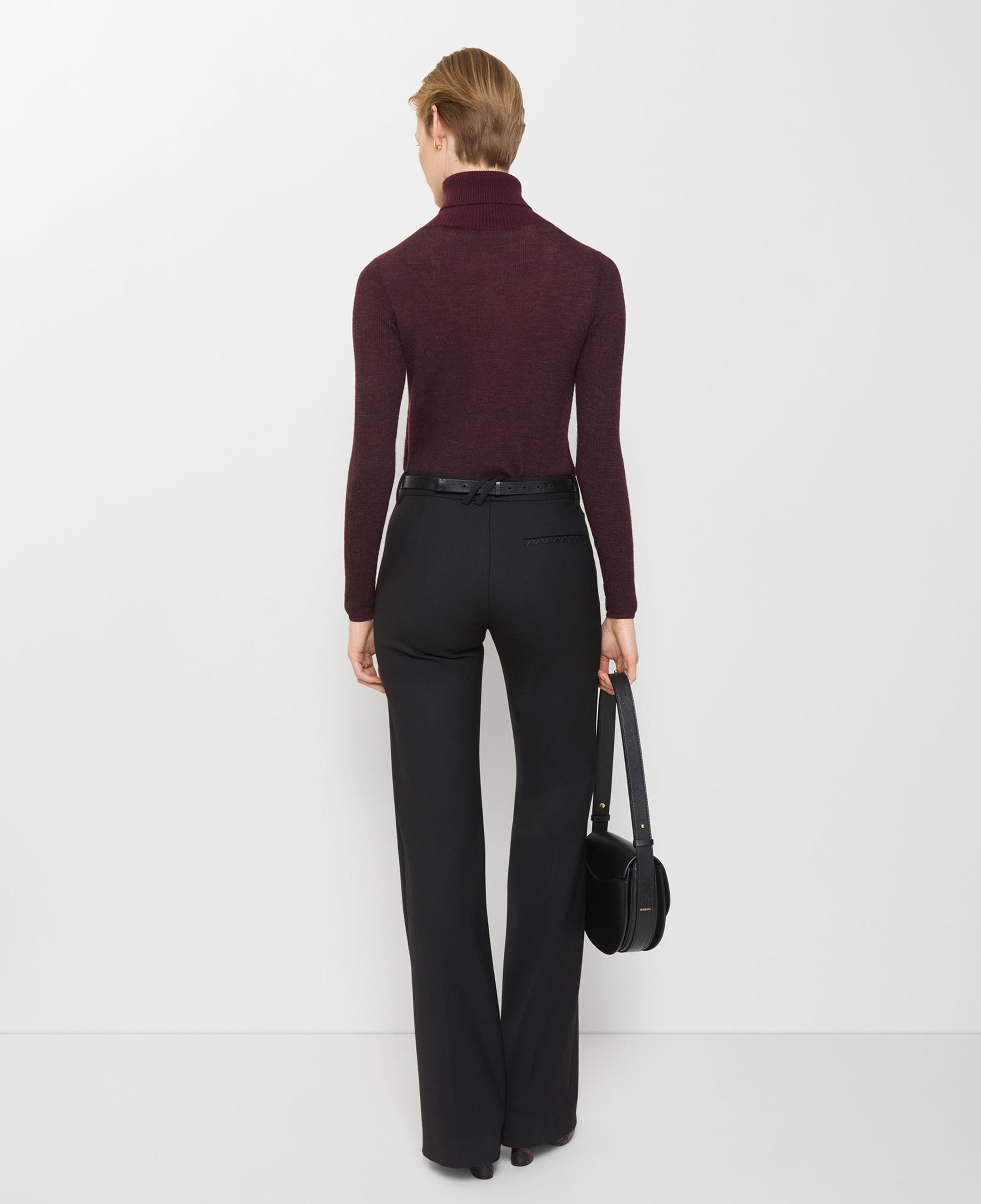 Burberry Wool Blend Tailored Kadın Siyah Pantolon