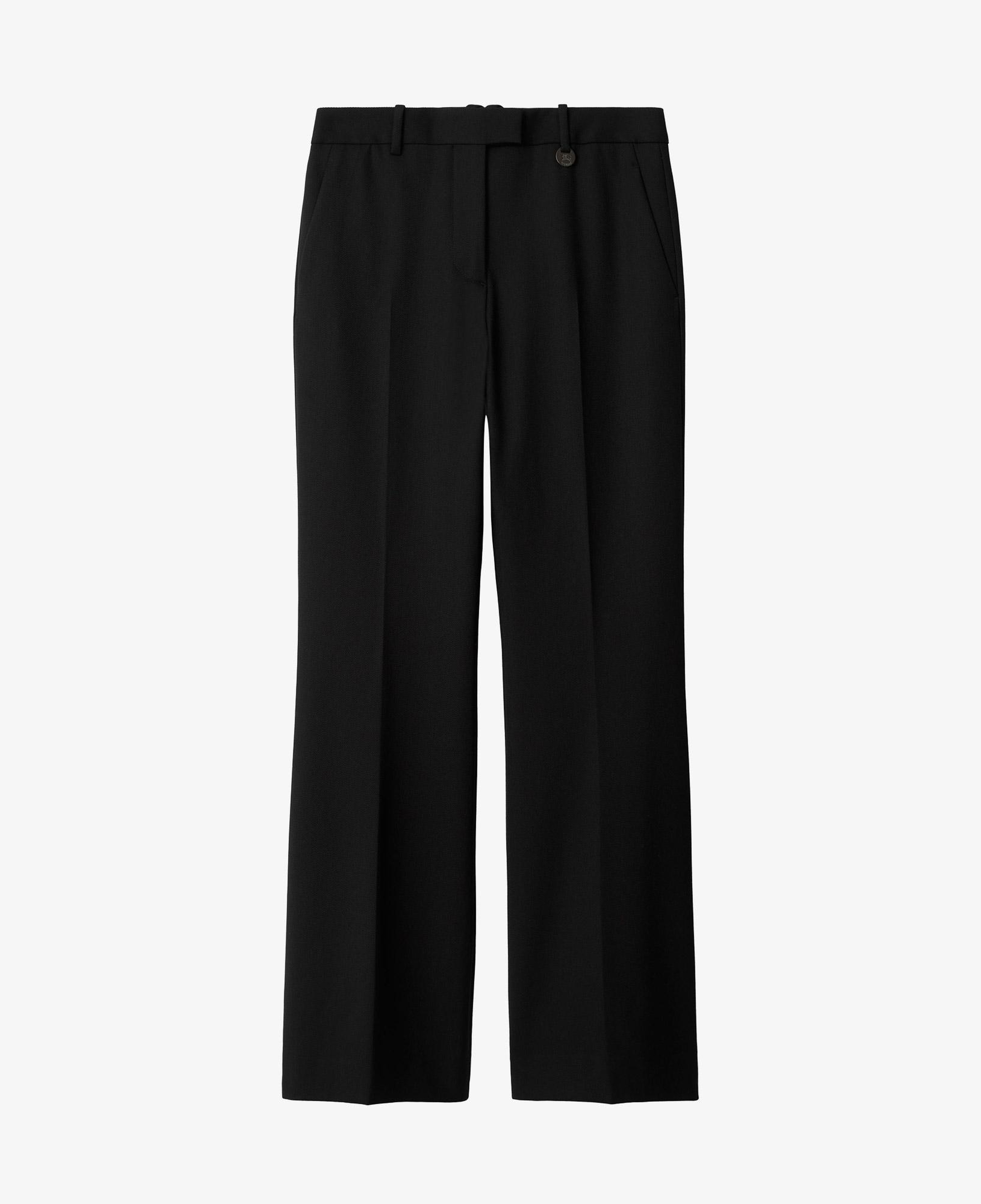 Burberry Wool Blend Tailored Kadın Siyah Pantolon