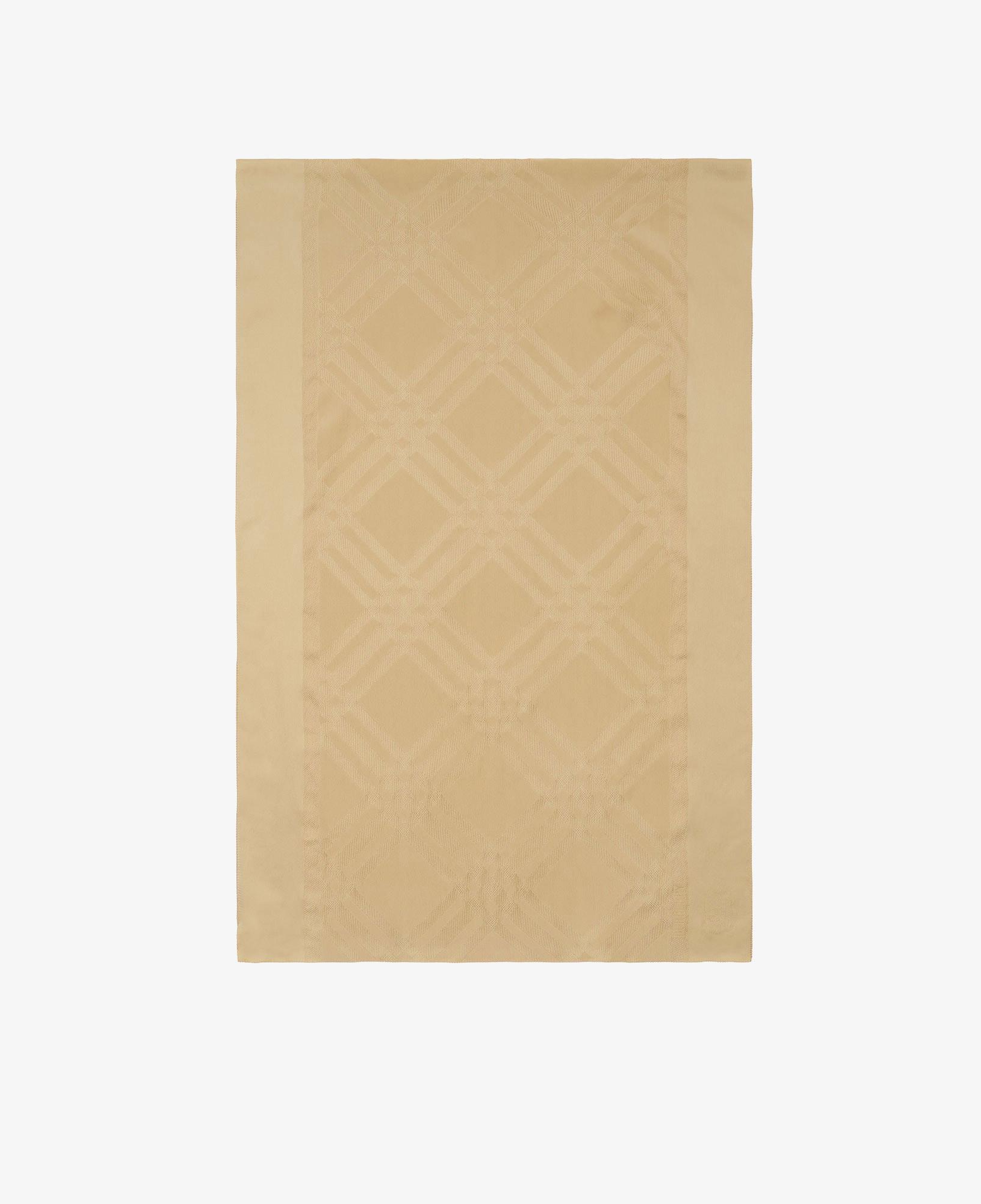Burberry Wide Check Silk Kadın Bej Eşarp