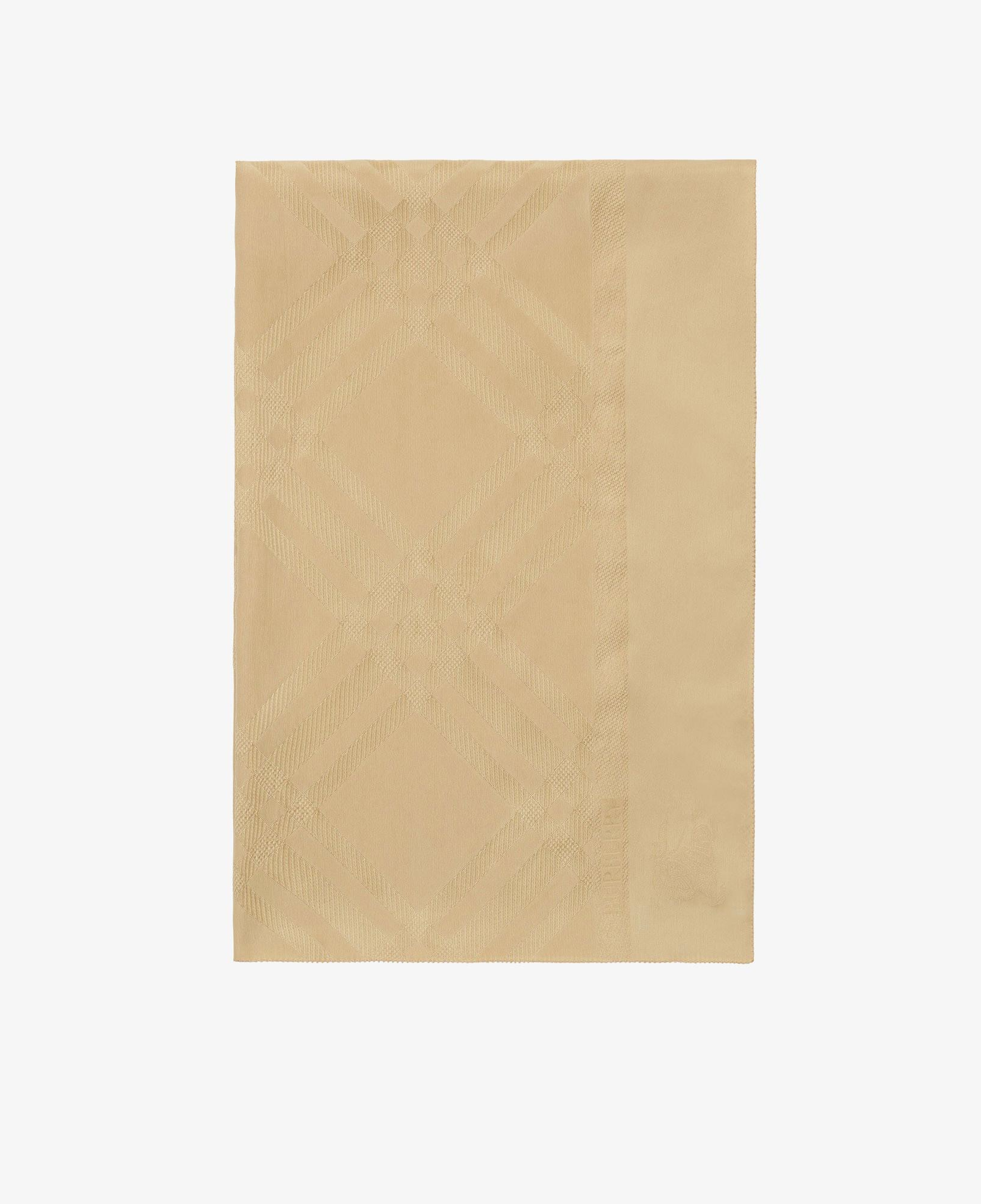 Burberry Wide Check Silk Kadın Bej Eşarp