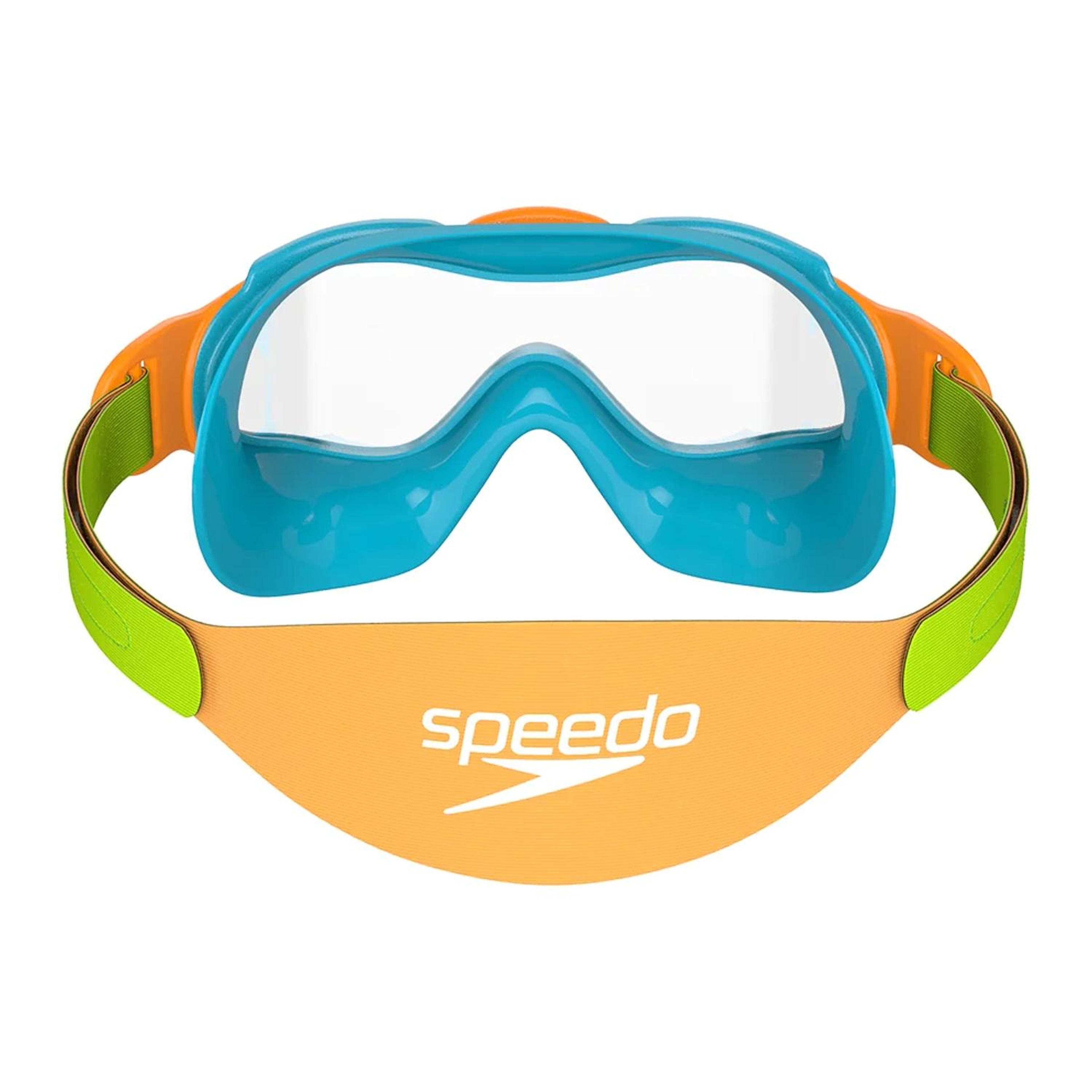Speedo Sea Squad Mask Ju Bluegreen Unisex Çocuk Mavi Yüzücü Gözlüğü
