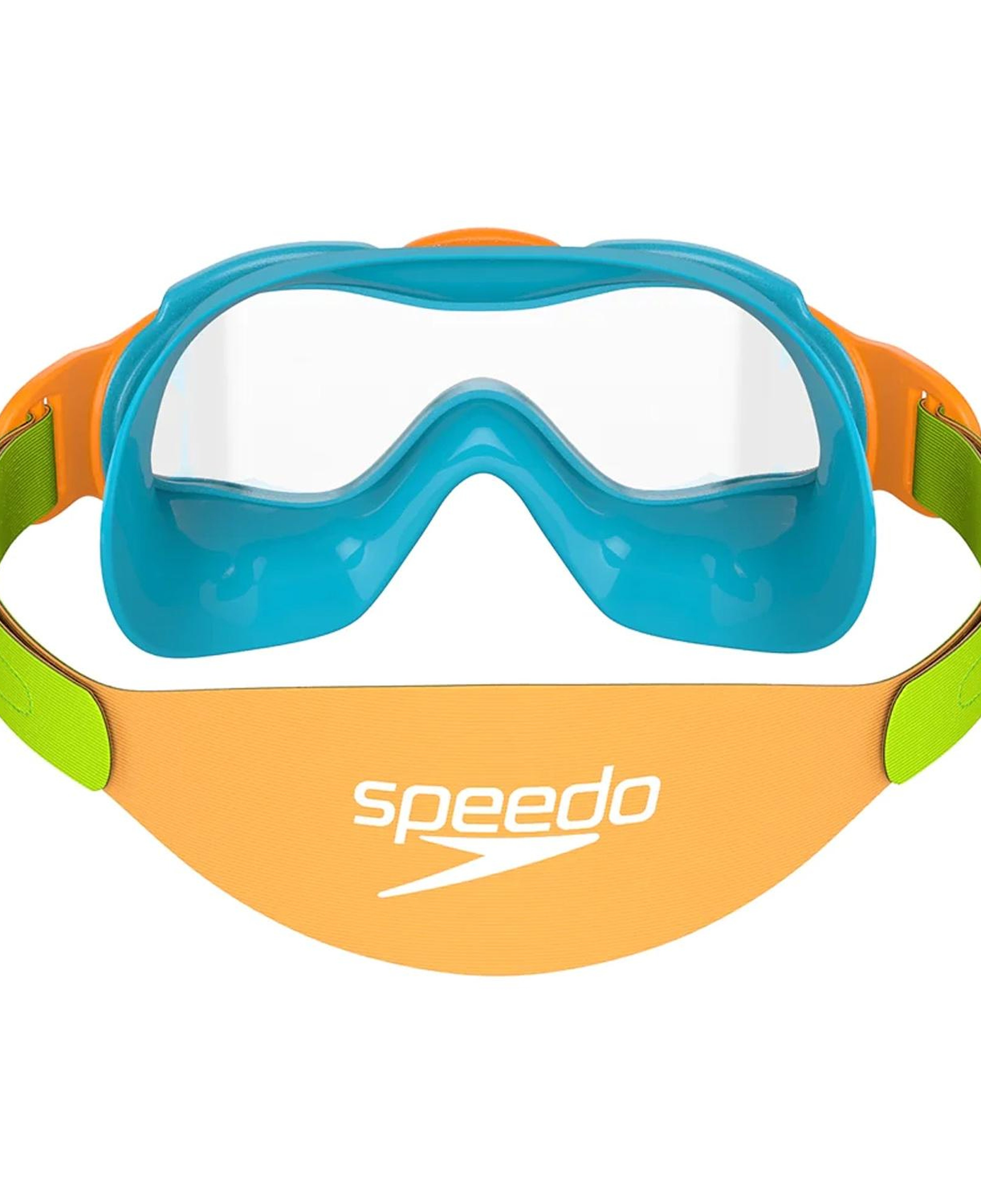 Speedo Sea Squad Mask Ju Bluegreen Unisex Çocuk Mavi Yüzücü Gözlüğü