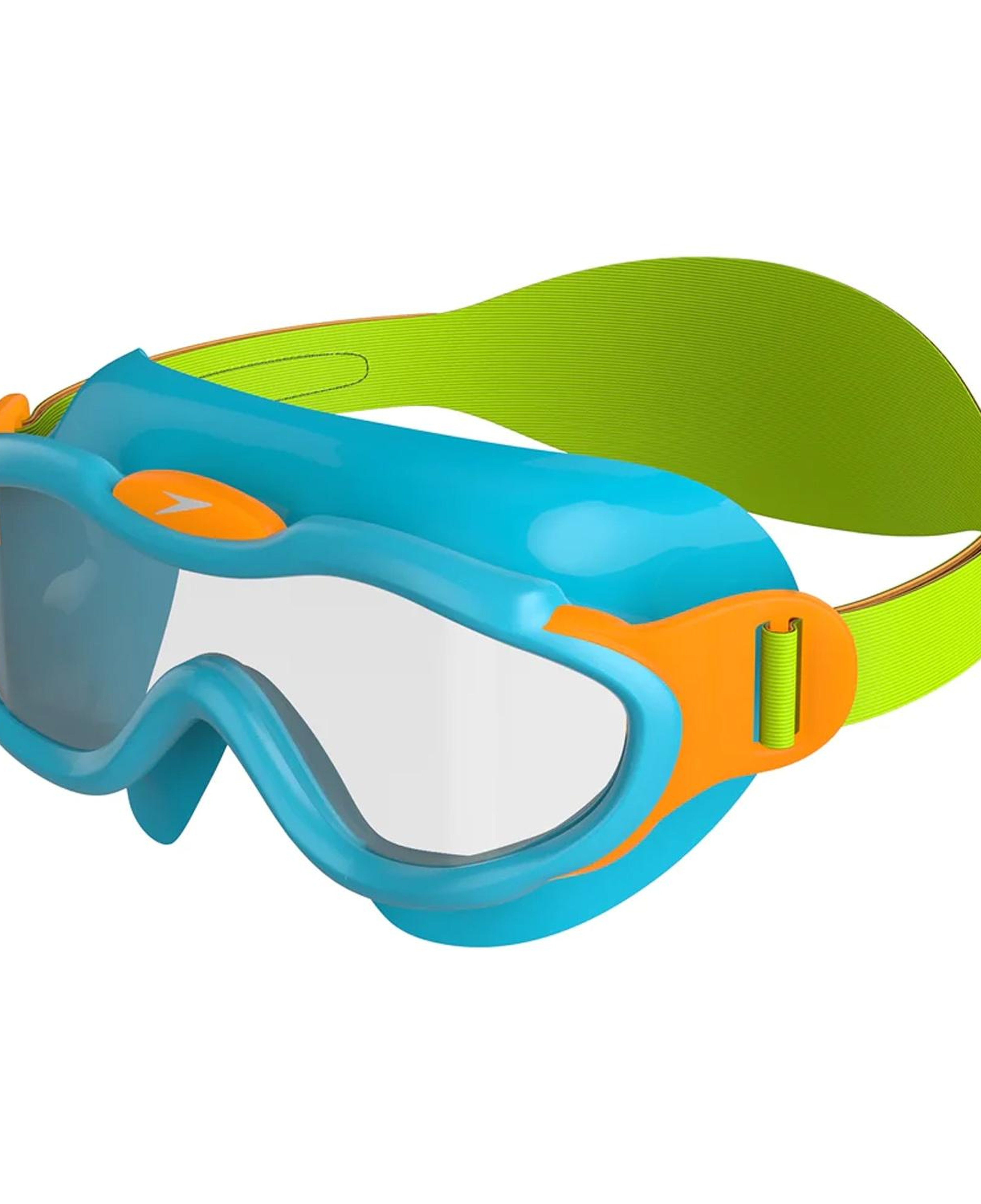 Speedo Sea Squad Mask Ju Bluegreen Unisex Çocuk Mavi Yüzücü Gözlüğü