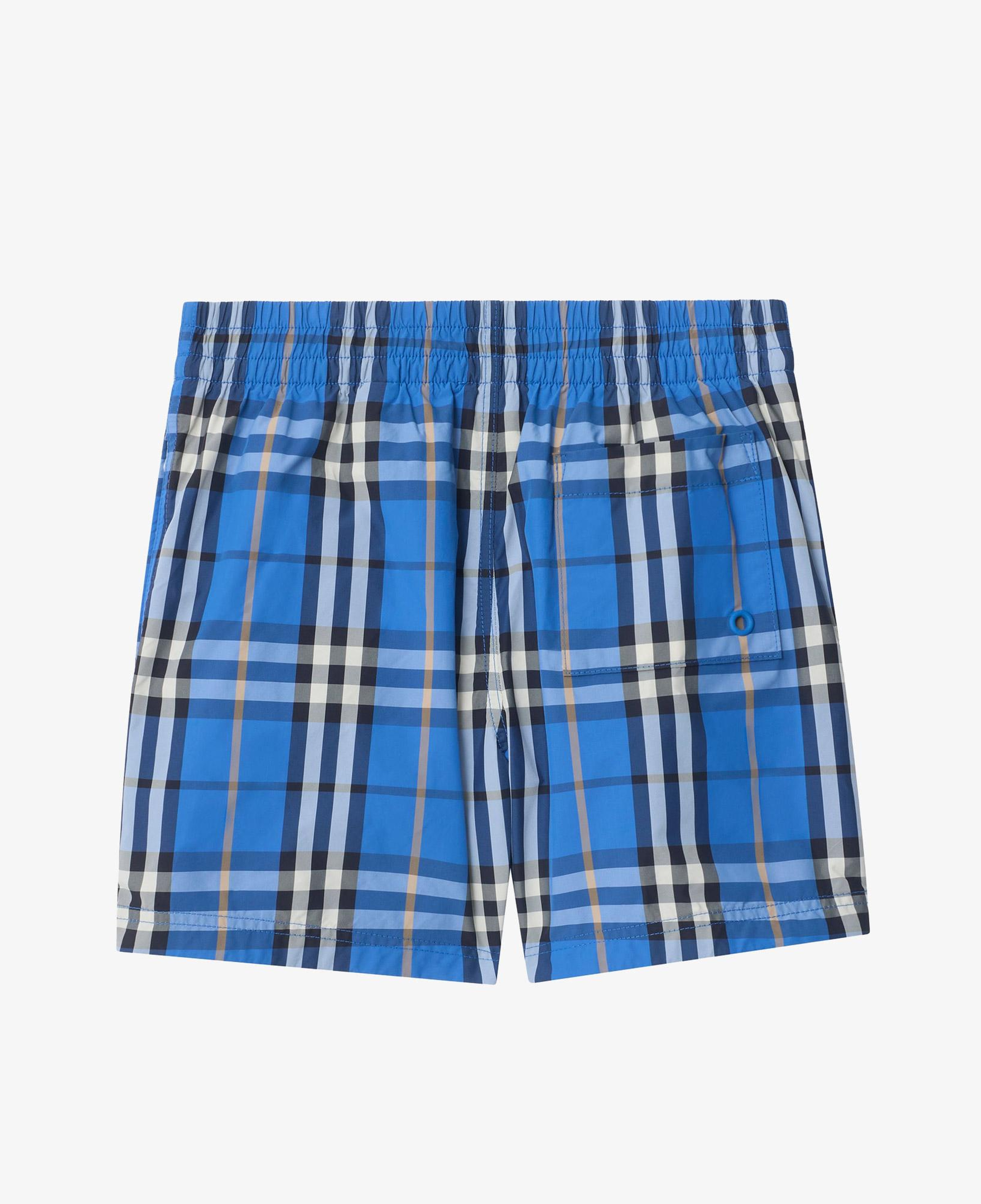 Burberry Check Çocuk Mavi Mayo