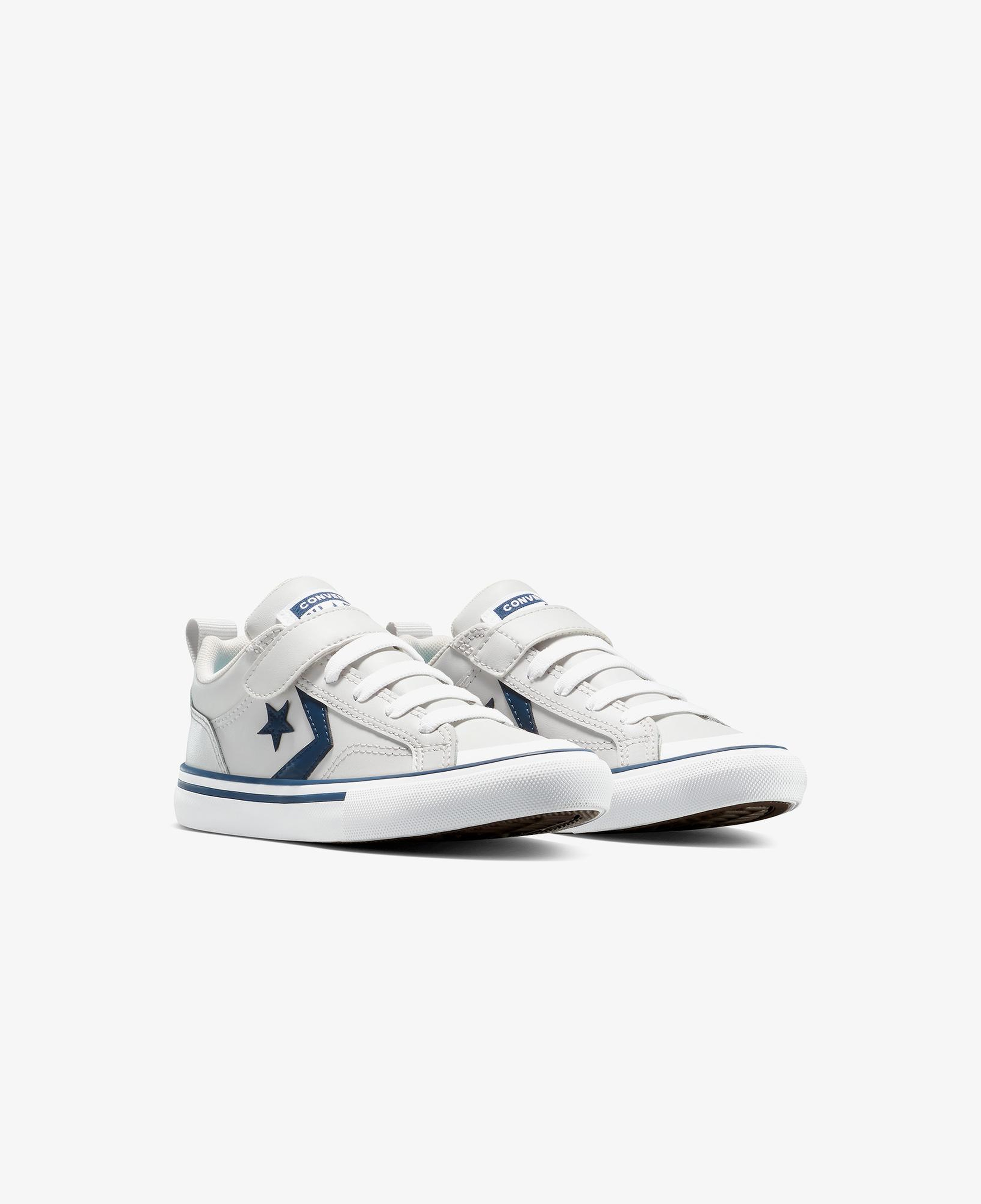 Converse Pro Blaze Strap Leather Easy On Çocuk Gri Sneaker