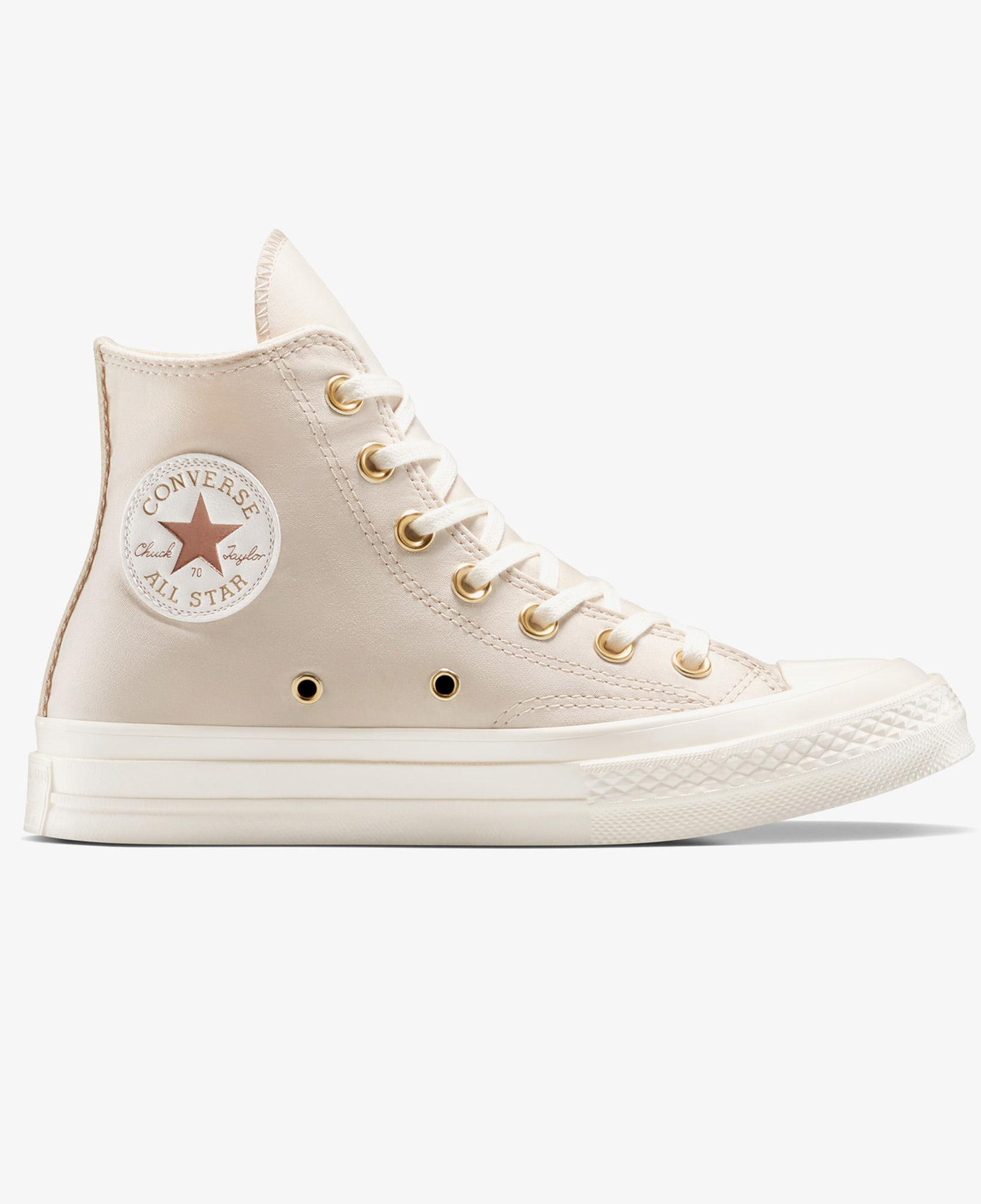Converse Chuck 70 Metallic Patch Unisex Krem Sneaker
