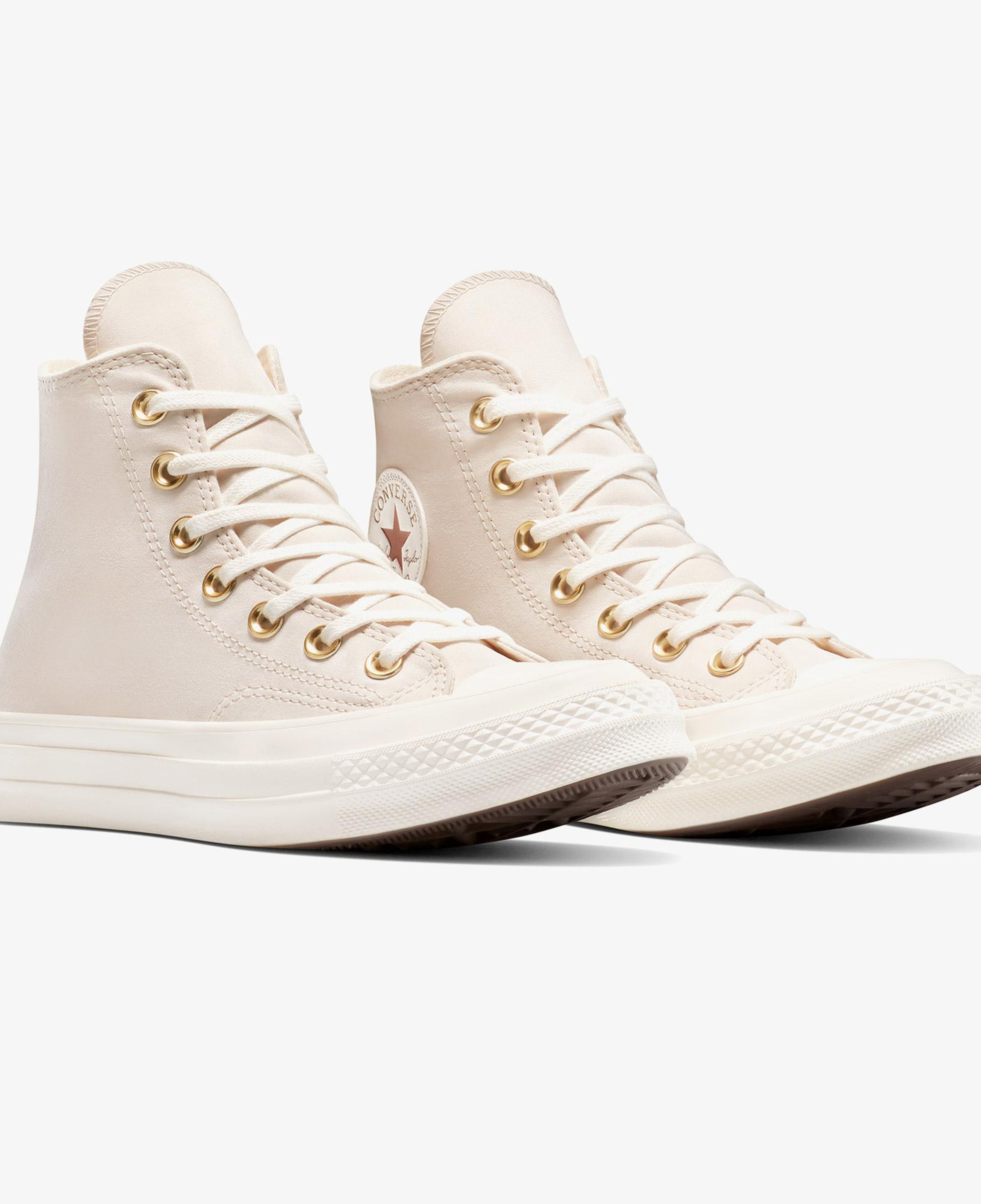Converse Chuck 70 Metallic Patch Unisex Krem Sneaker