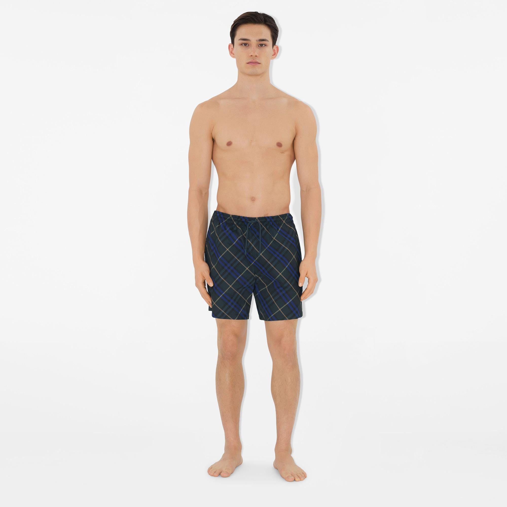 Burberry For Erkek Lacivert Deniz Şortu