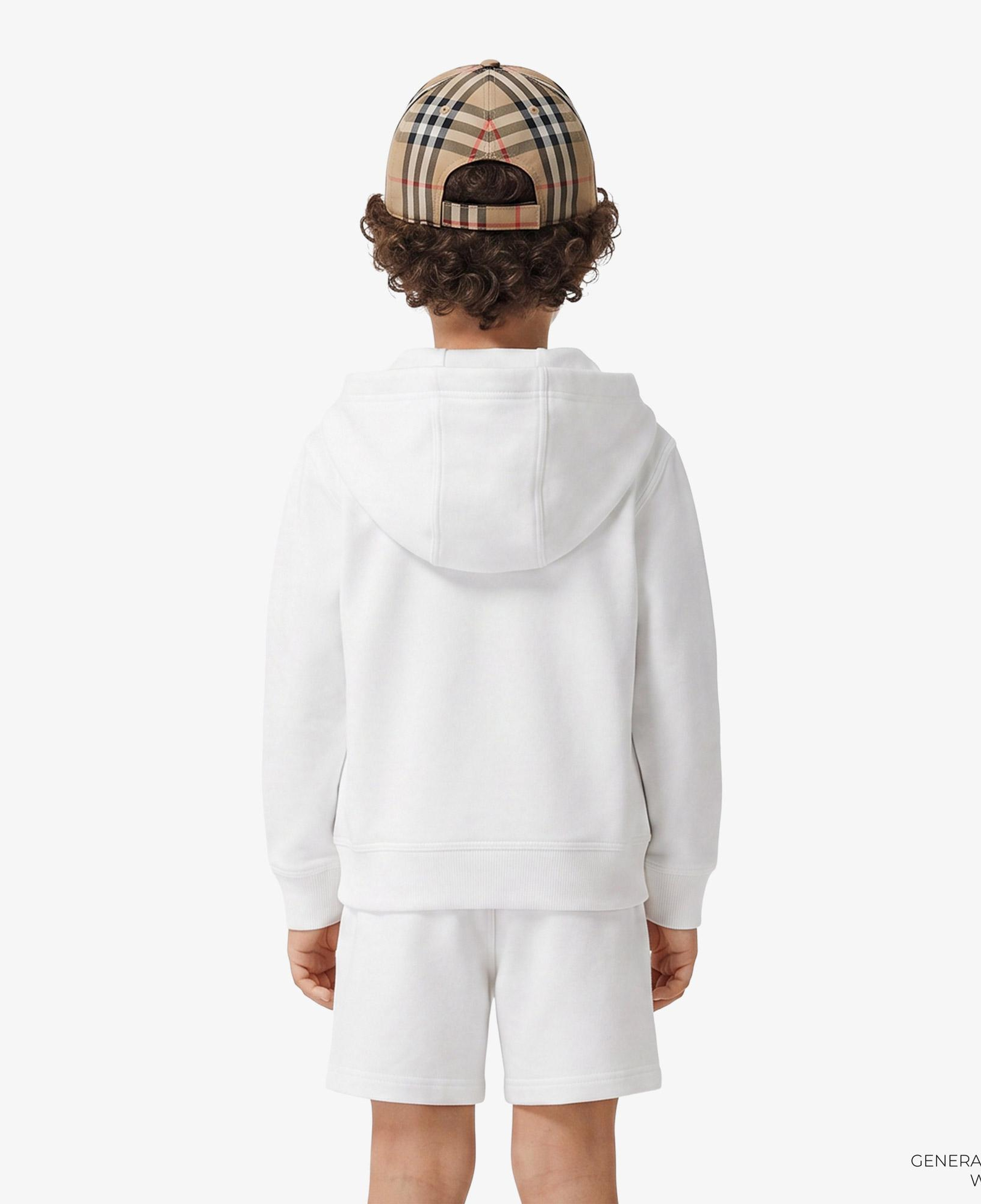 Burberry Çocuk Beyaz Hoodie