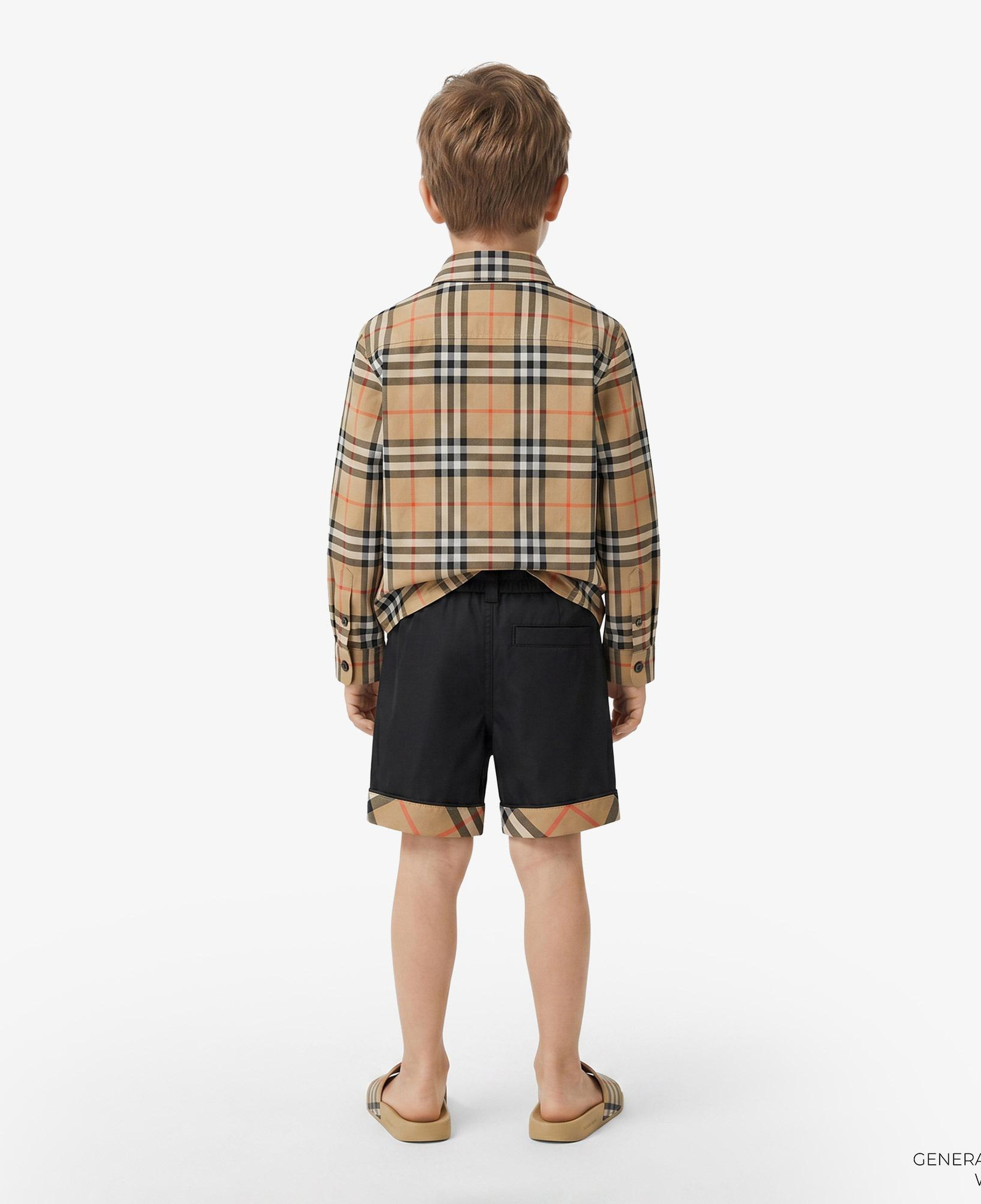 Burberry Oscar Check Çocuk Siyah Şort