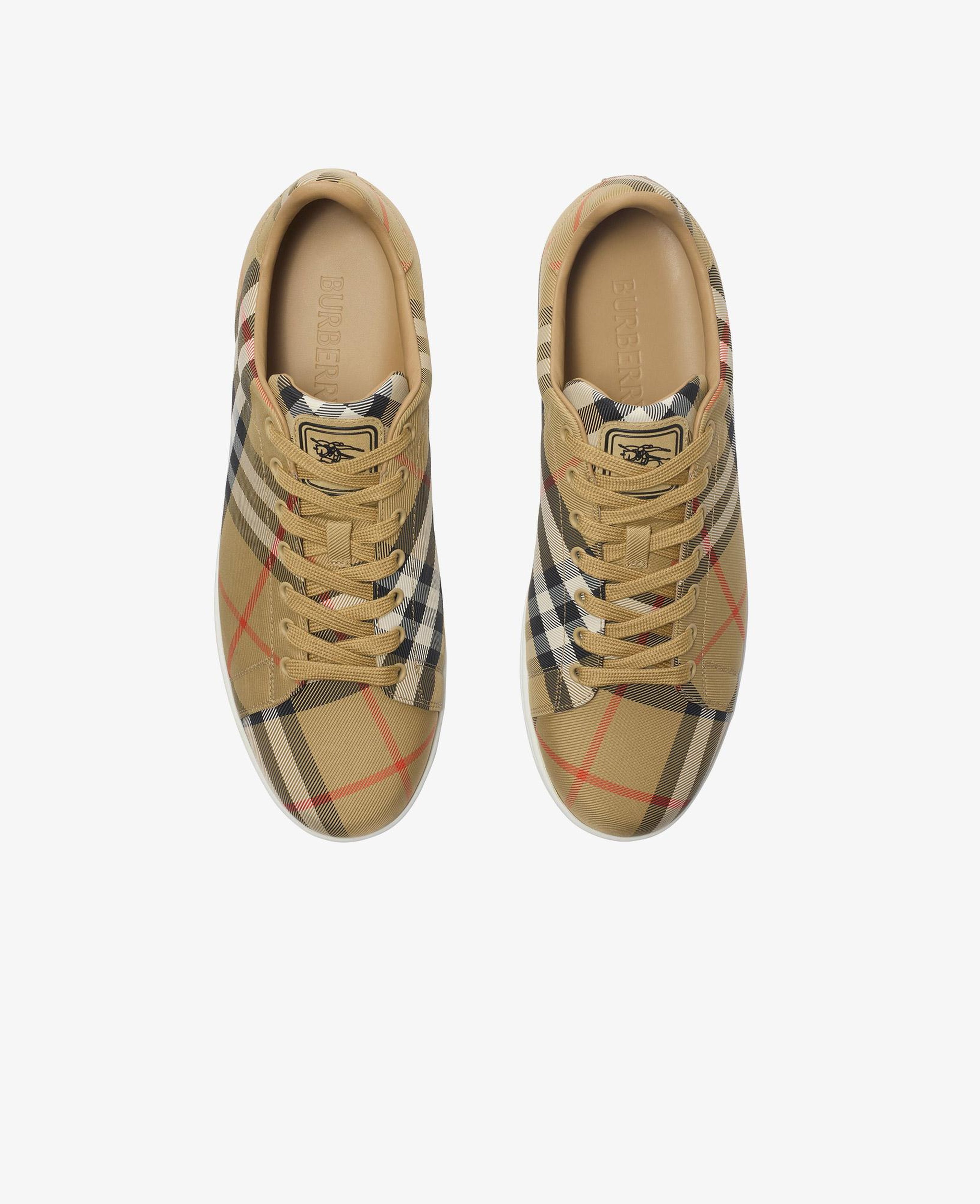 Burberry Set Check Erkek Bej Sneaker