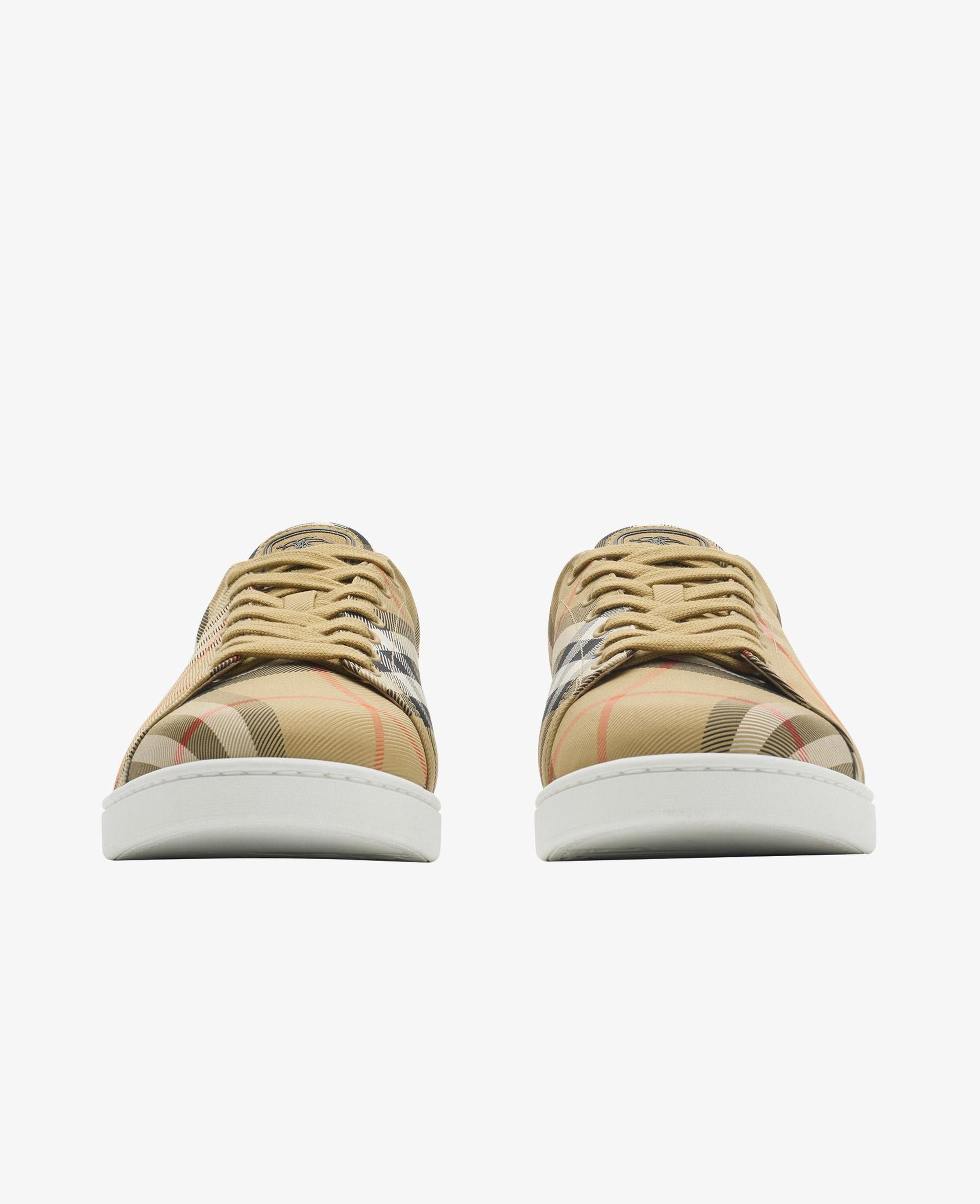 Burberry Set Check Erkek Bej Sneaker