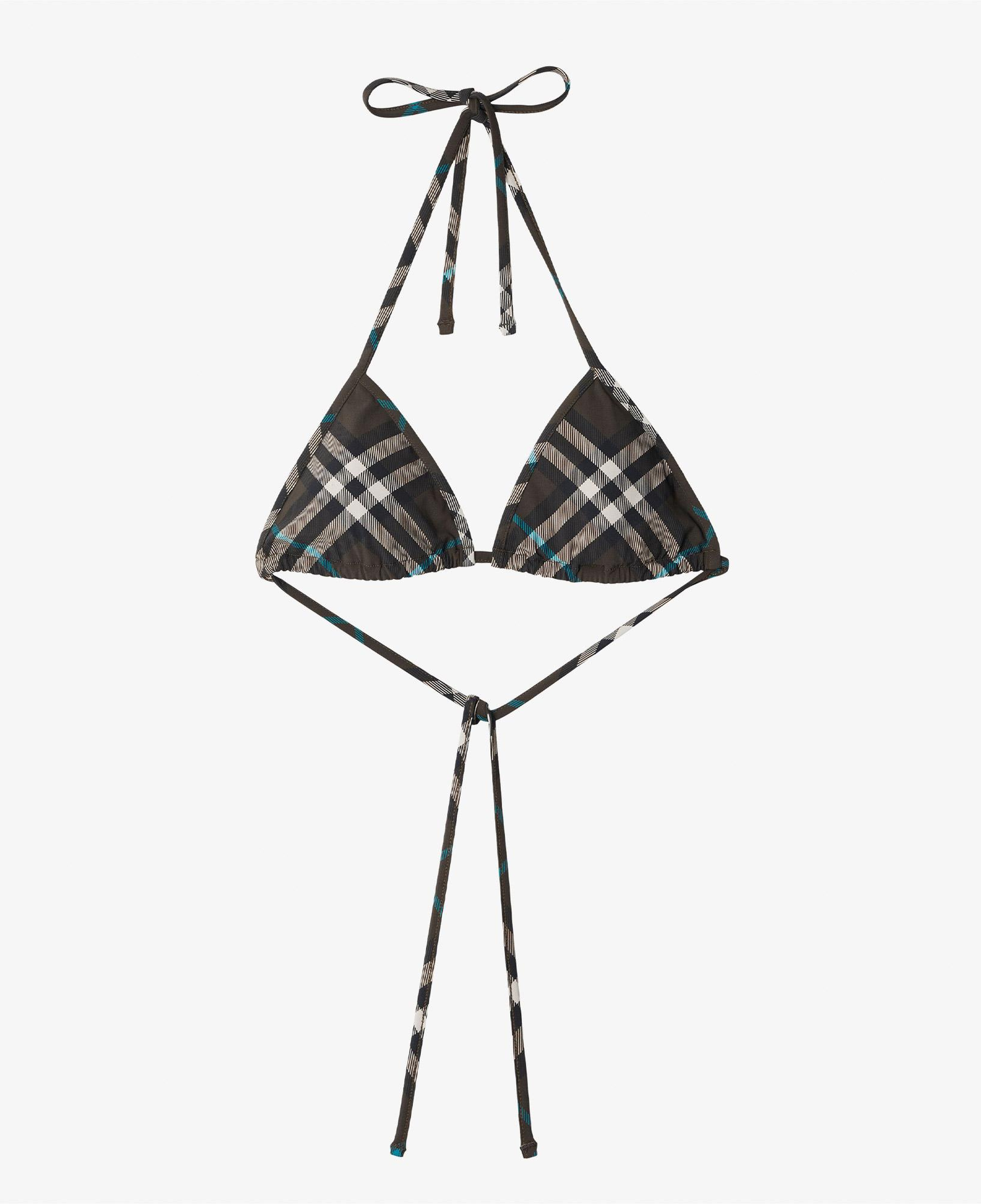 Burberry Check Kadın Siyah Bikini Üstü