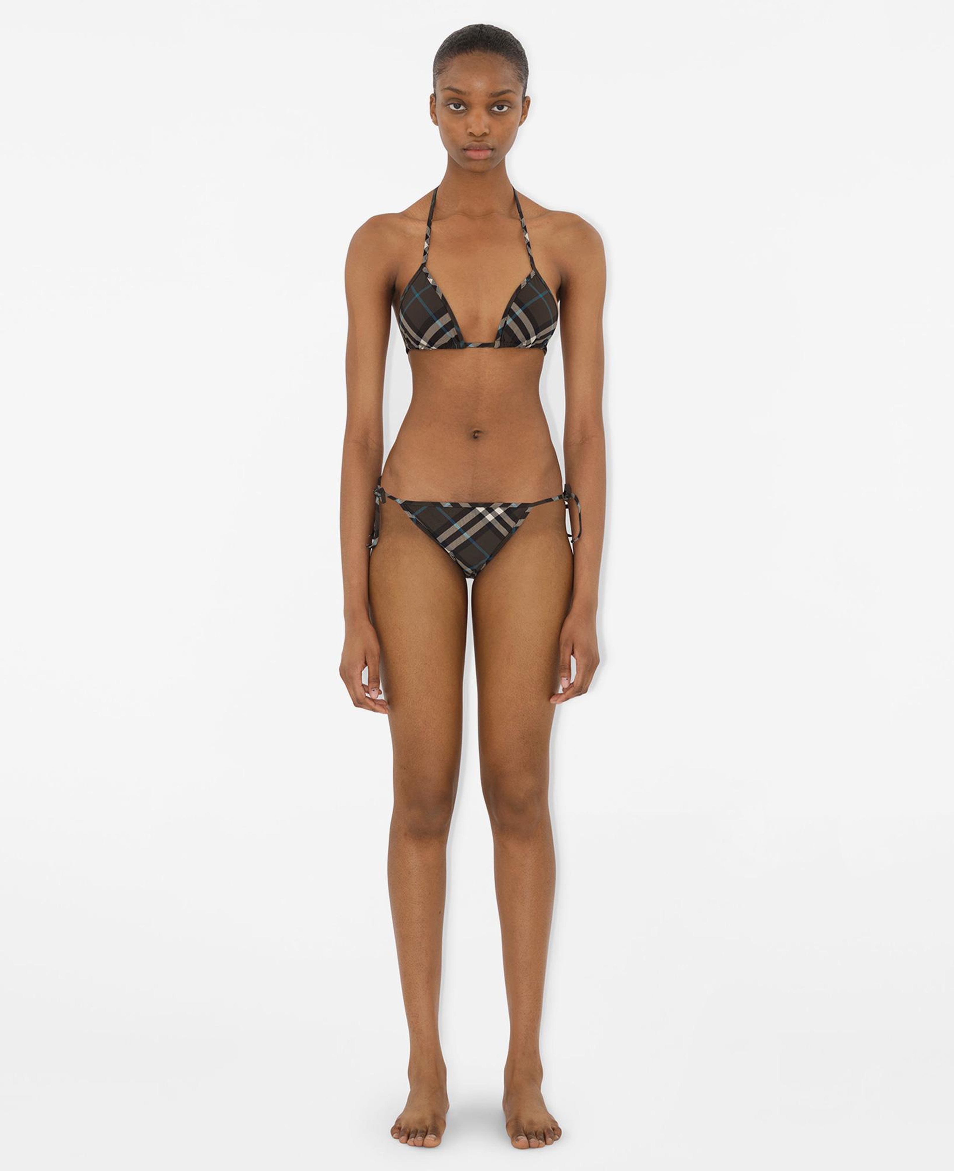 Burberry Check Kadın Siyah Bikini Üstü