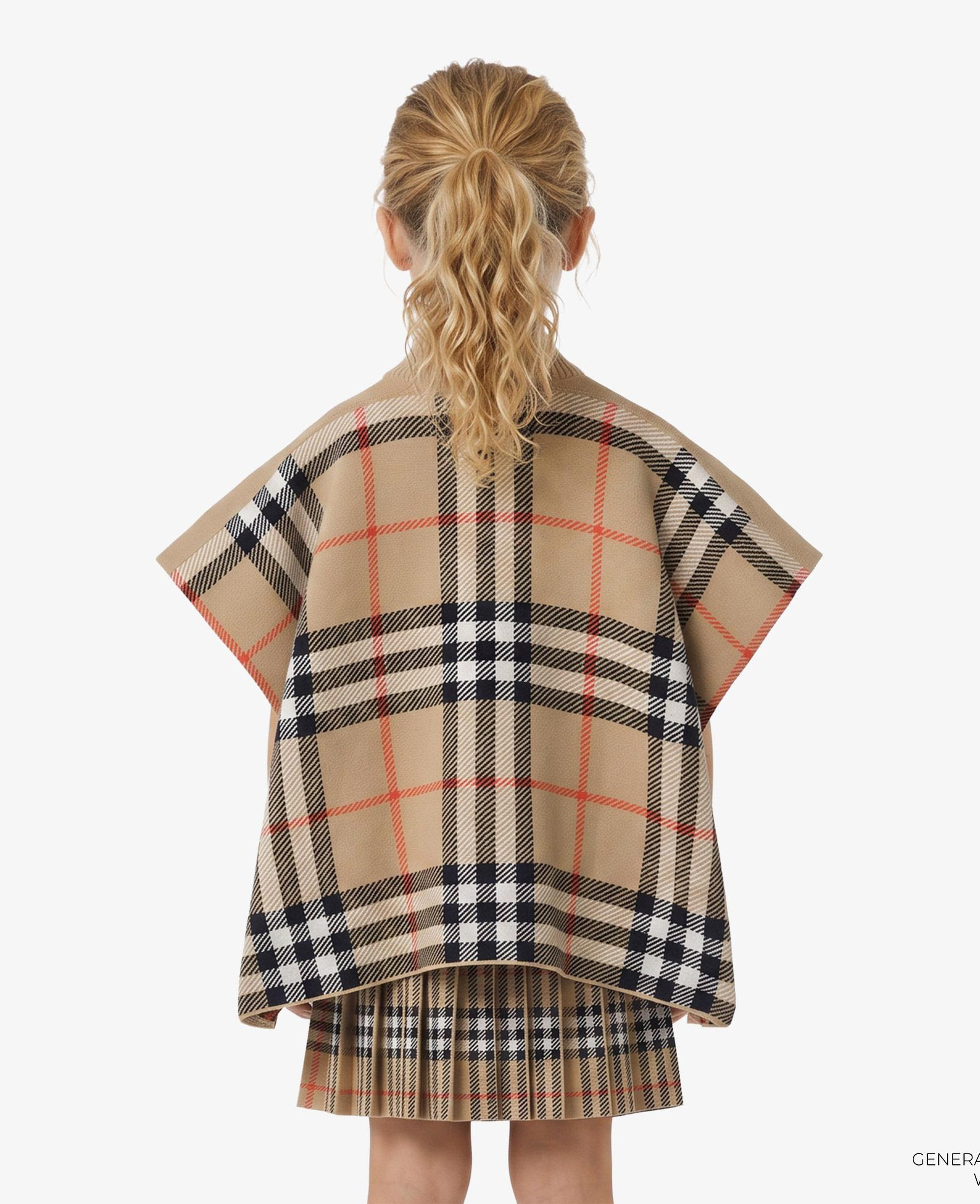 Burberry Isobel Check Çocuk Bej Ceket