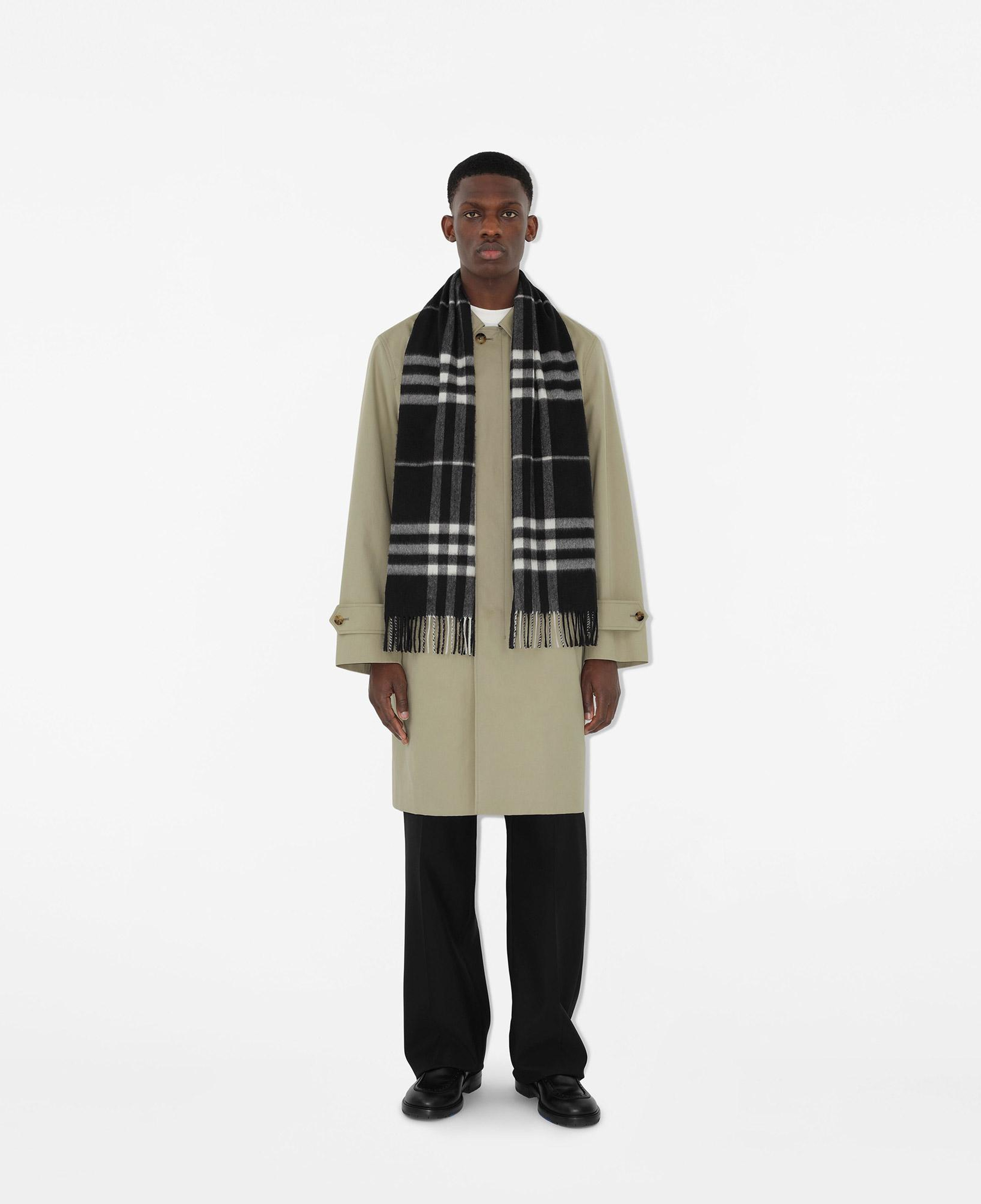 Burberry Check Kaşmir Kadın Siyah Atkı