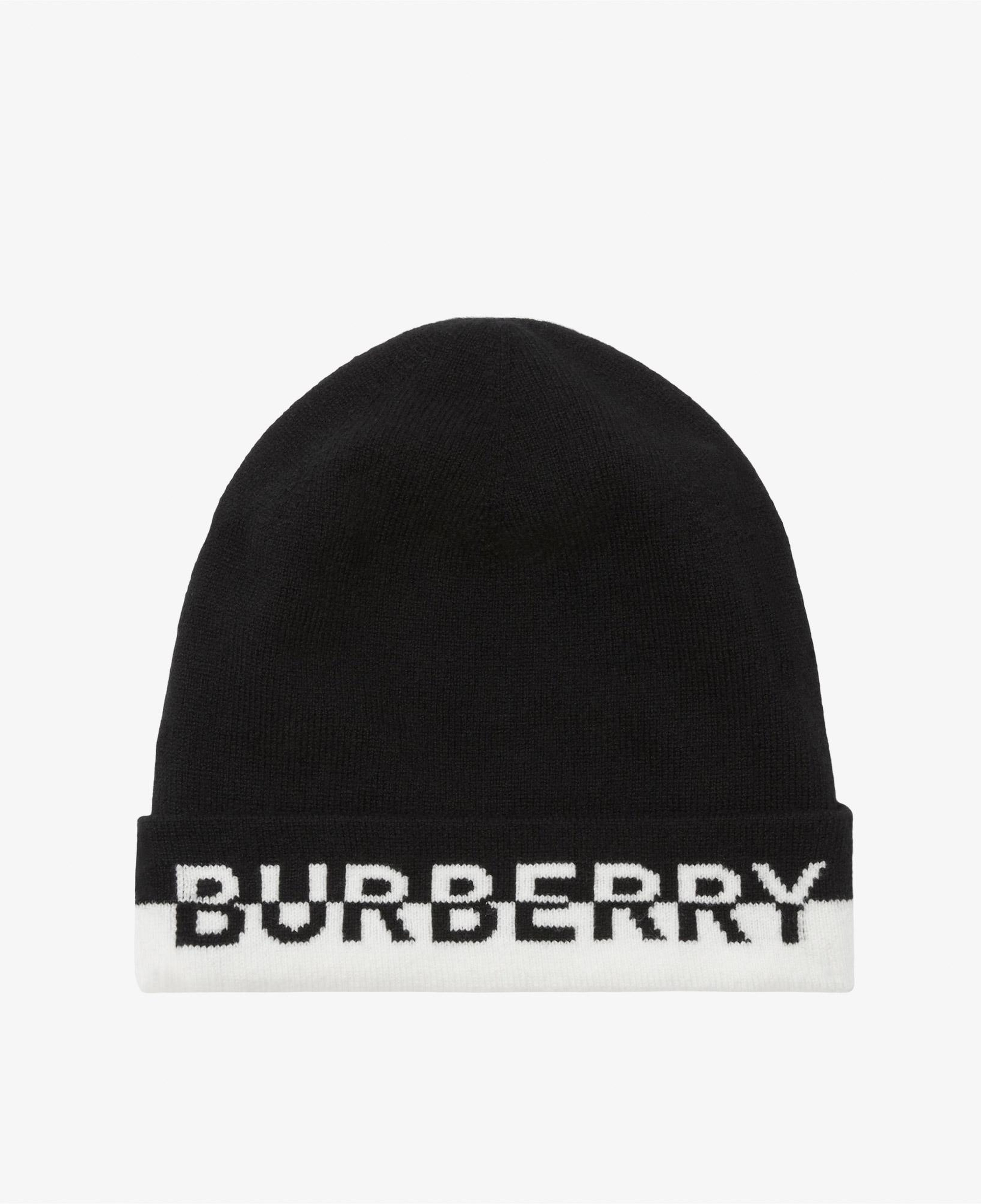 Burberry Core Logo Intarsia Cashmere Kadın Siyah Bere