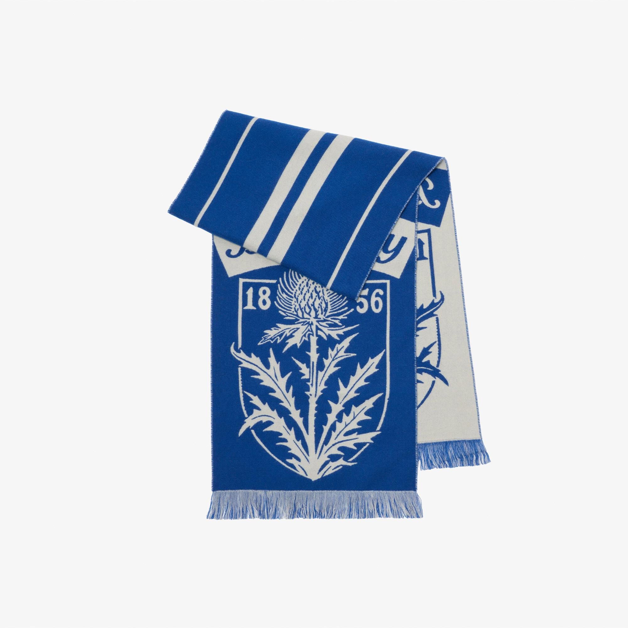 Burberry Thıstle Football Kadın Mavi Atkı