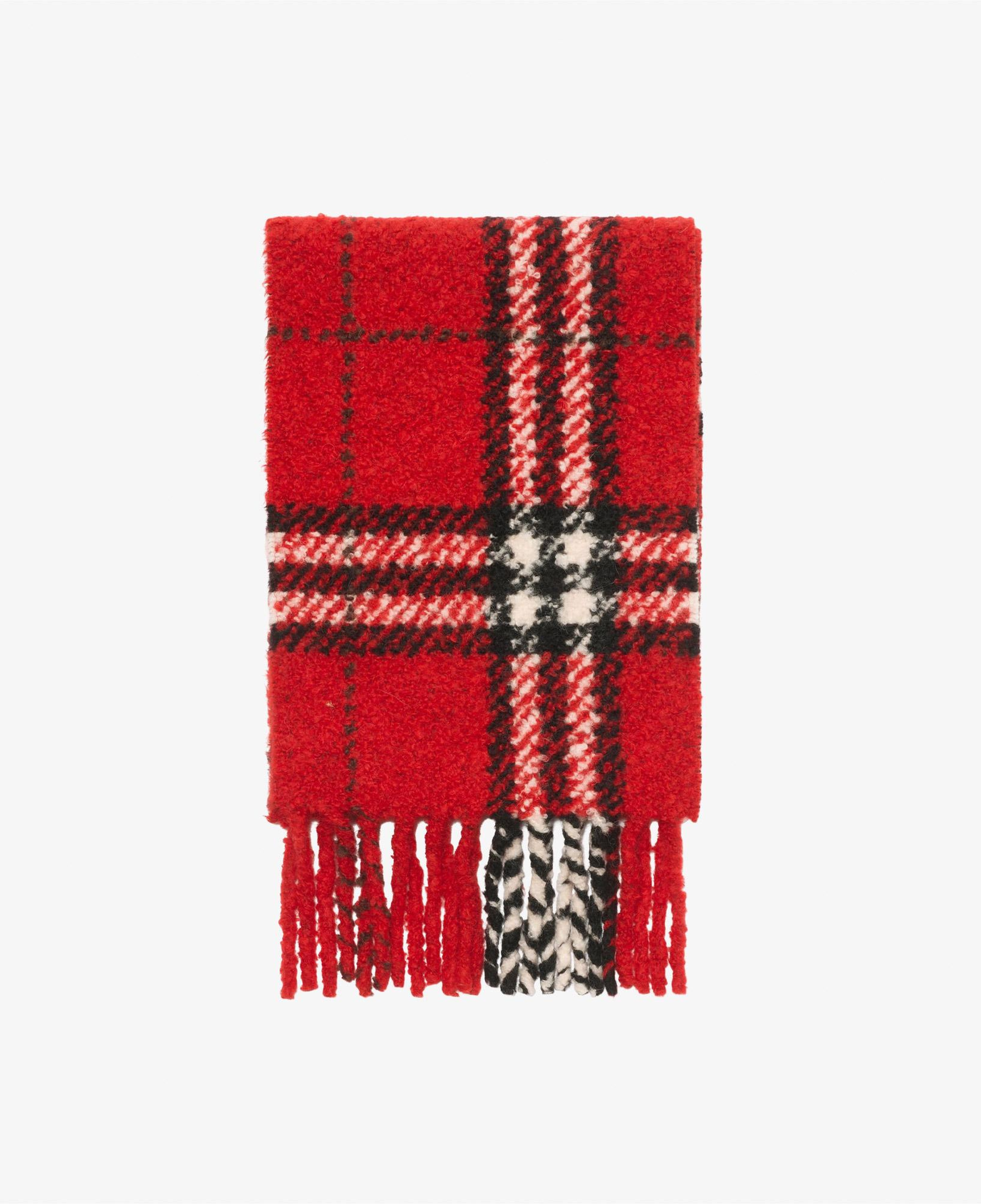 Burberry Check Boucle Kadın Kırmızı Atkı