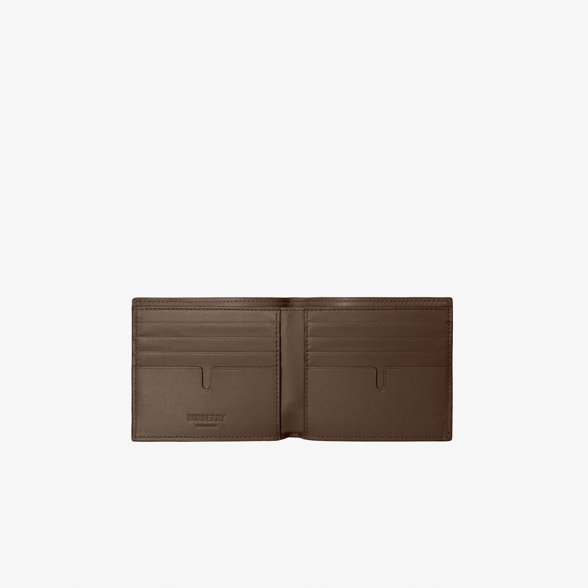 Burberry Check Bifold Erkek Bej Cüzdan