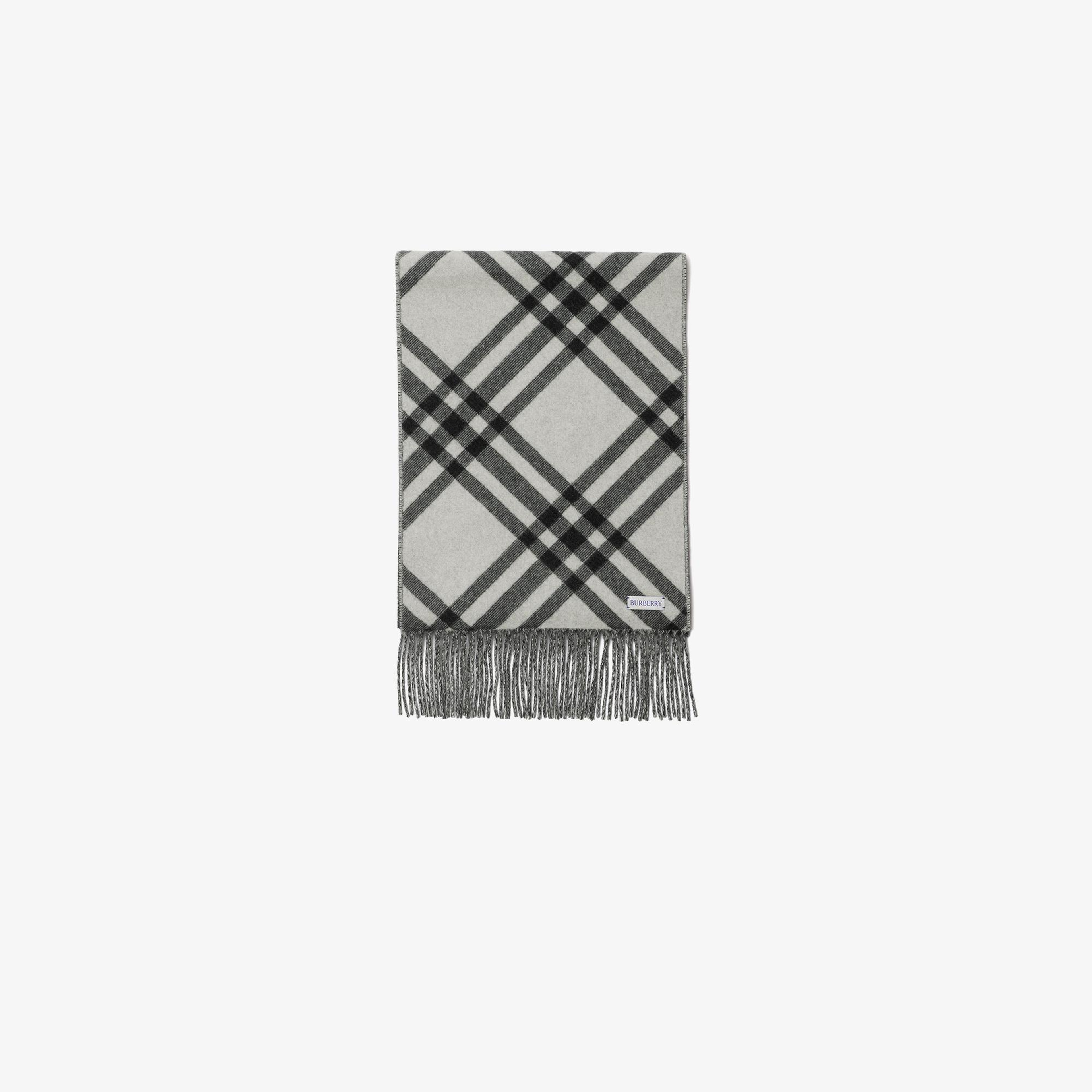 Burberry Check Kaşmir Unisex Siyah Atkı