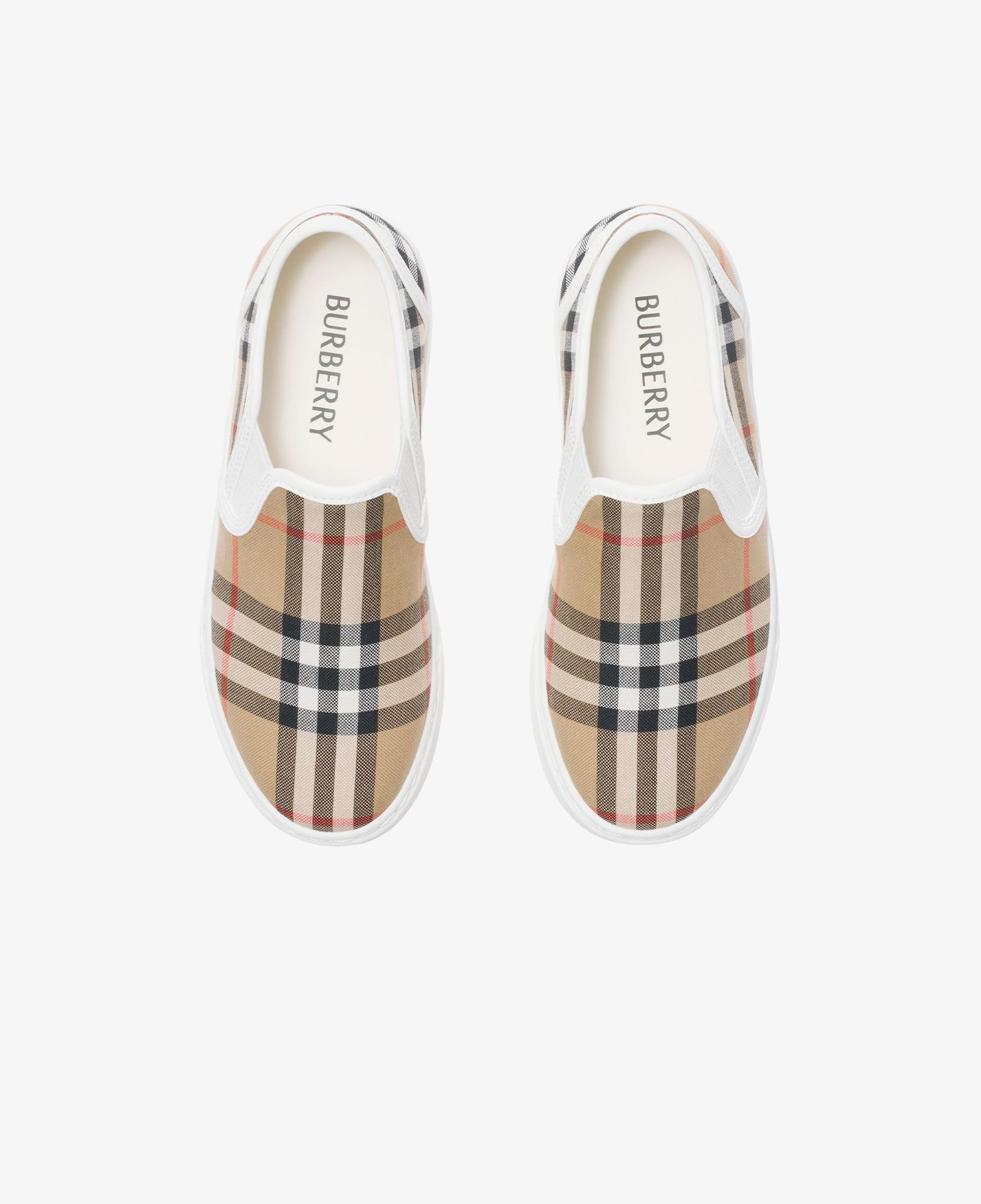 Burberry Kıt Çocuk Bej Sneaker