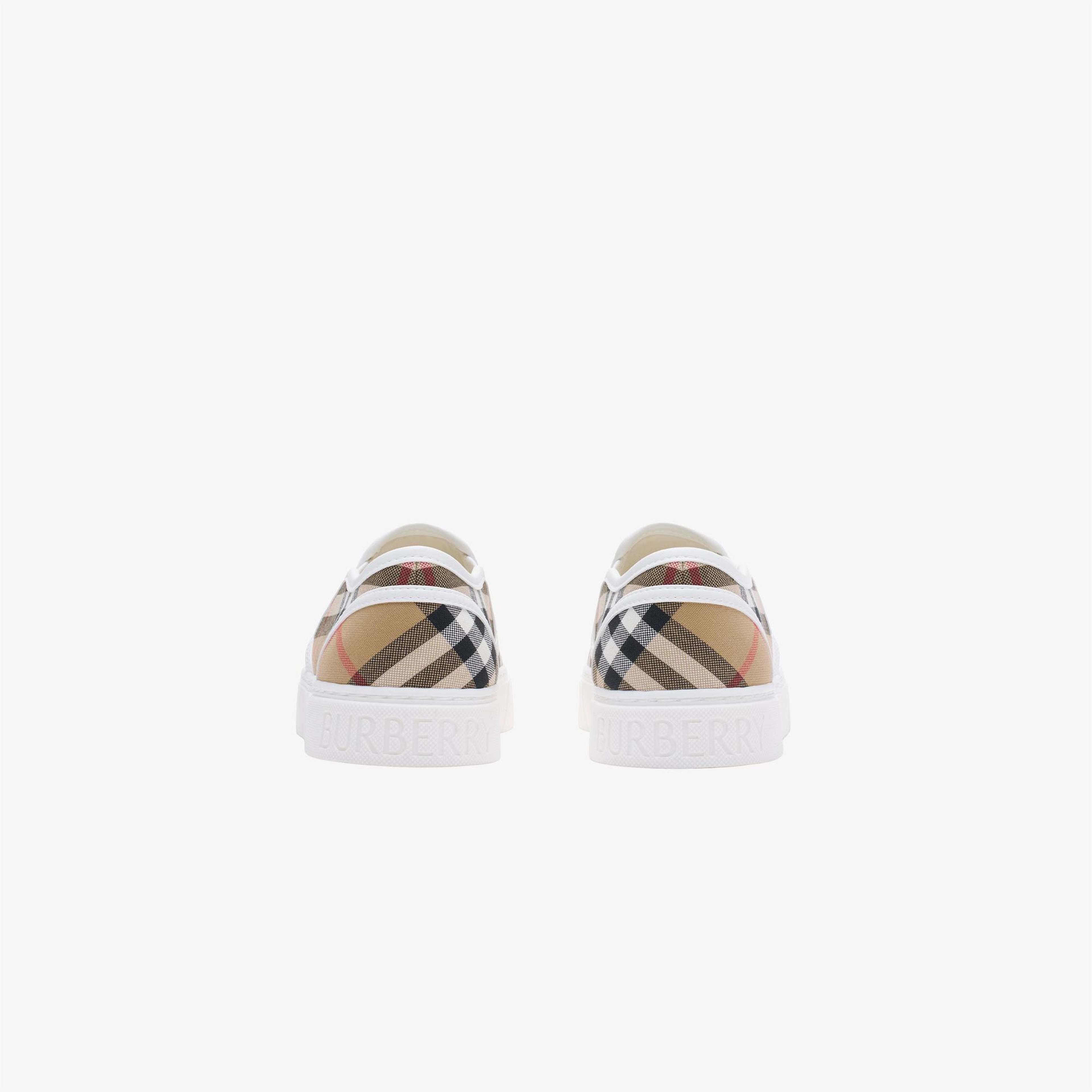 Burberry Kıt Çocuk Bej Sneaker