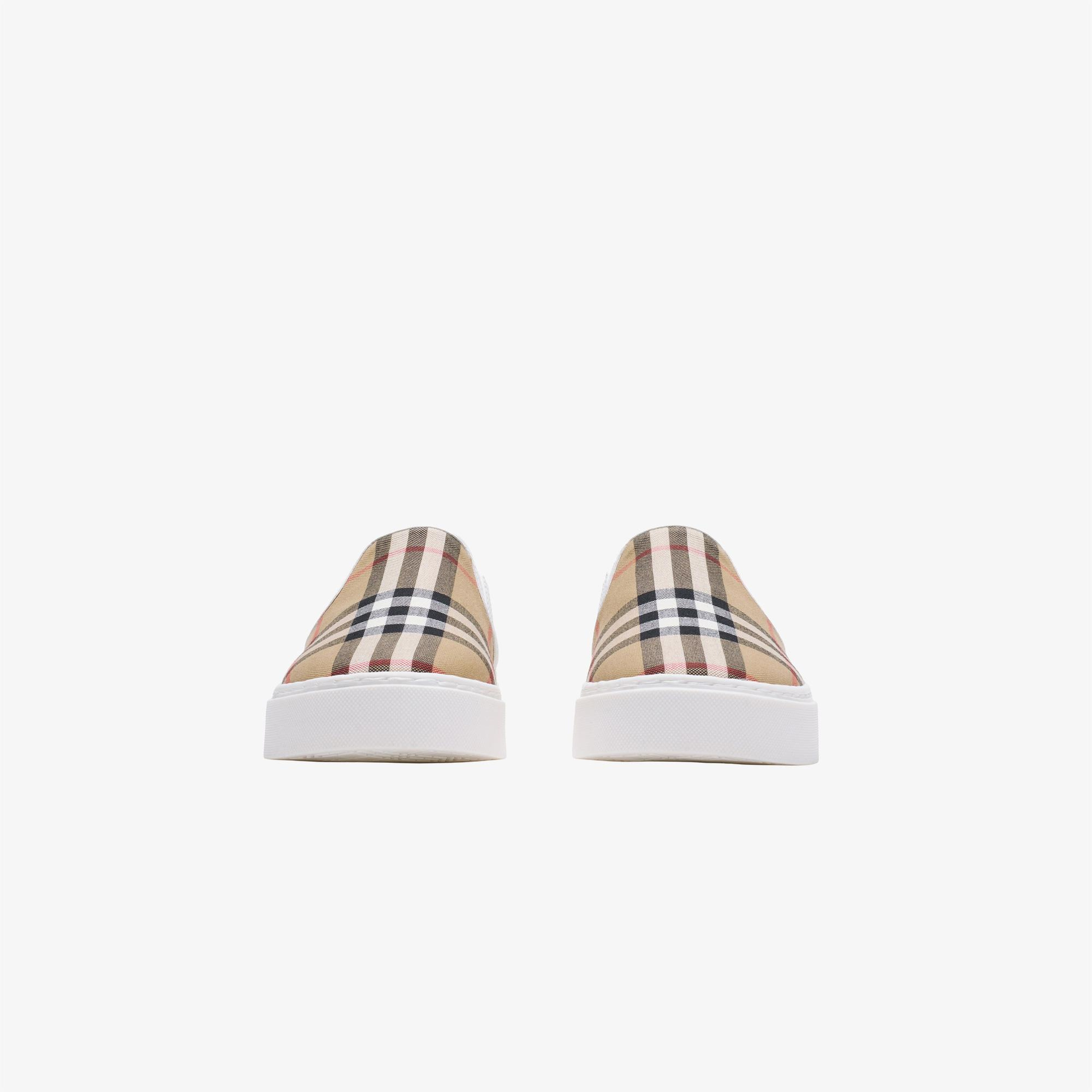 Burberry Kıt Çocuk Bej Sneaker