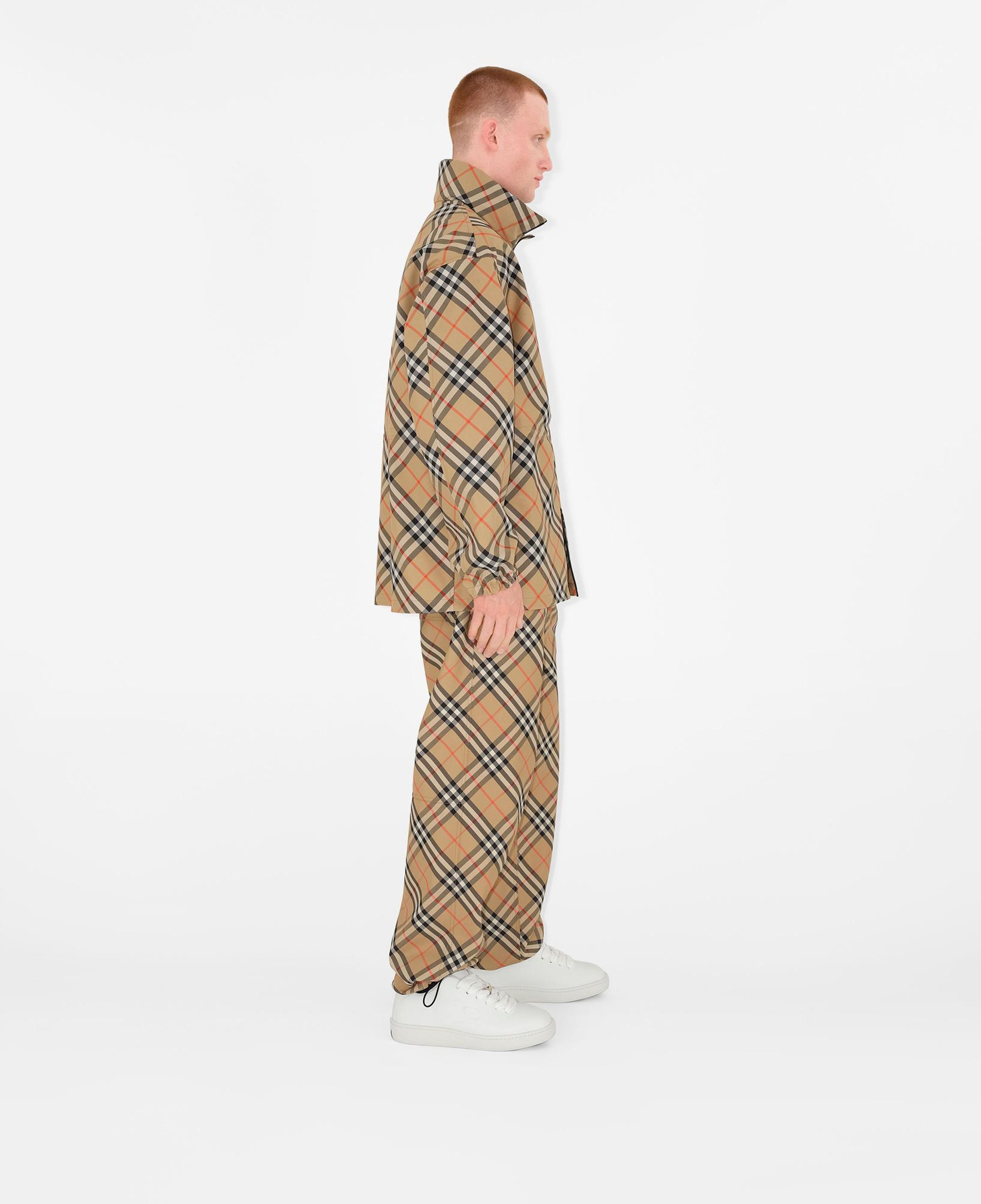 Burberry Check Twill Erkek Bej Ceket