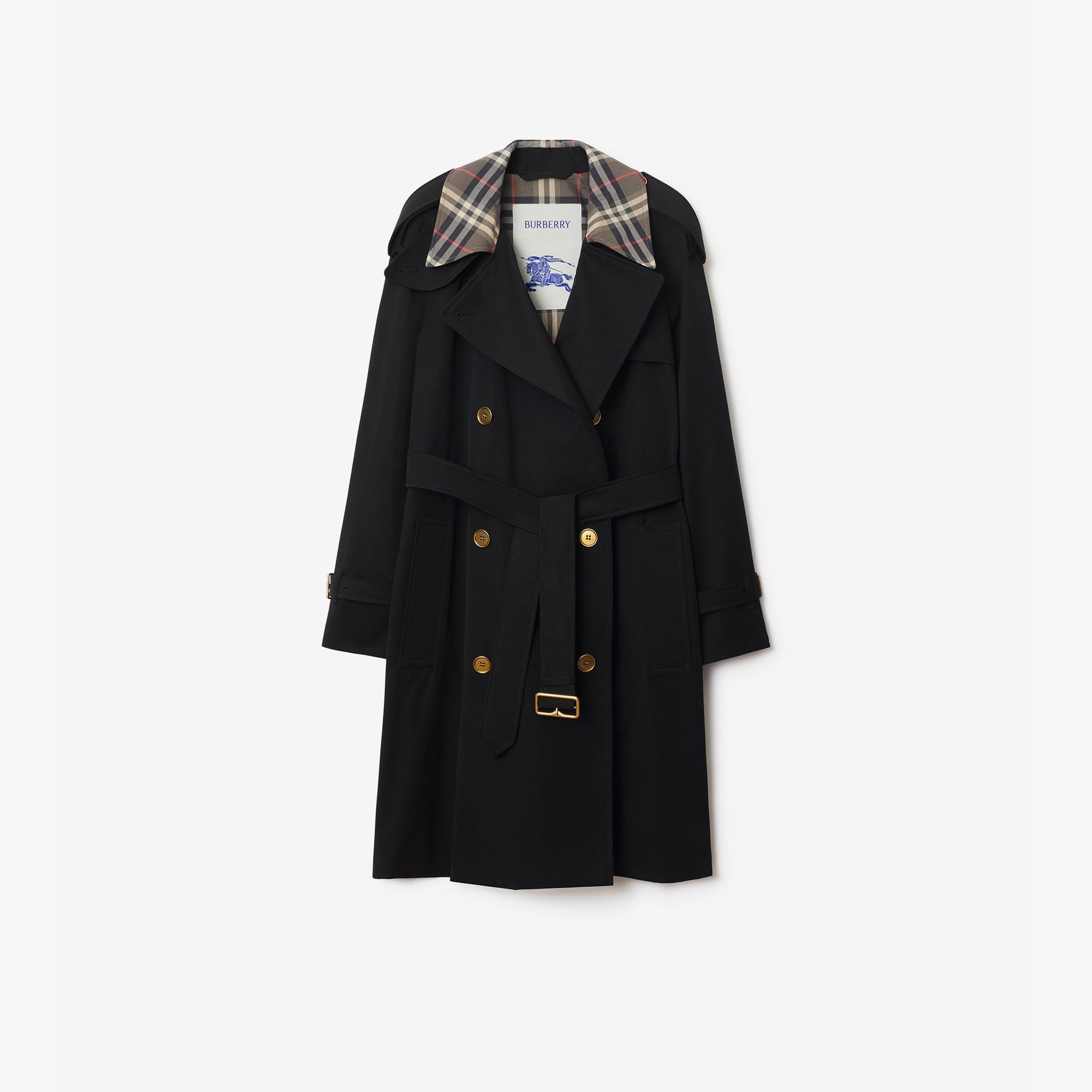 Burberry Kadın Siyah Trençkot
