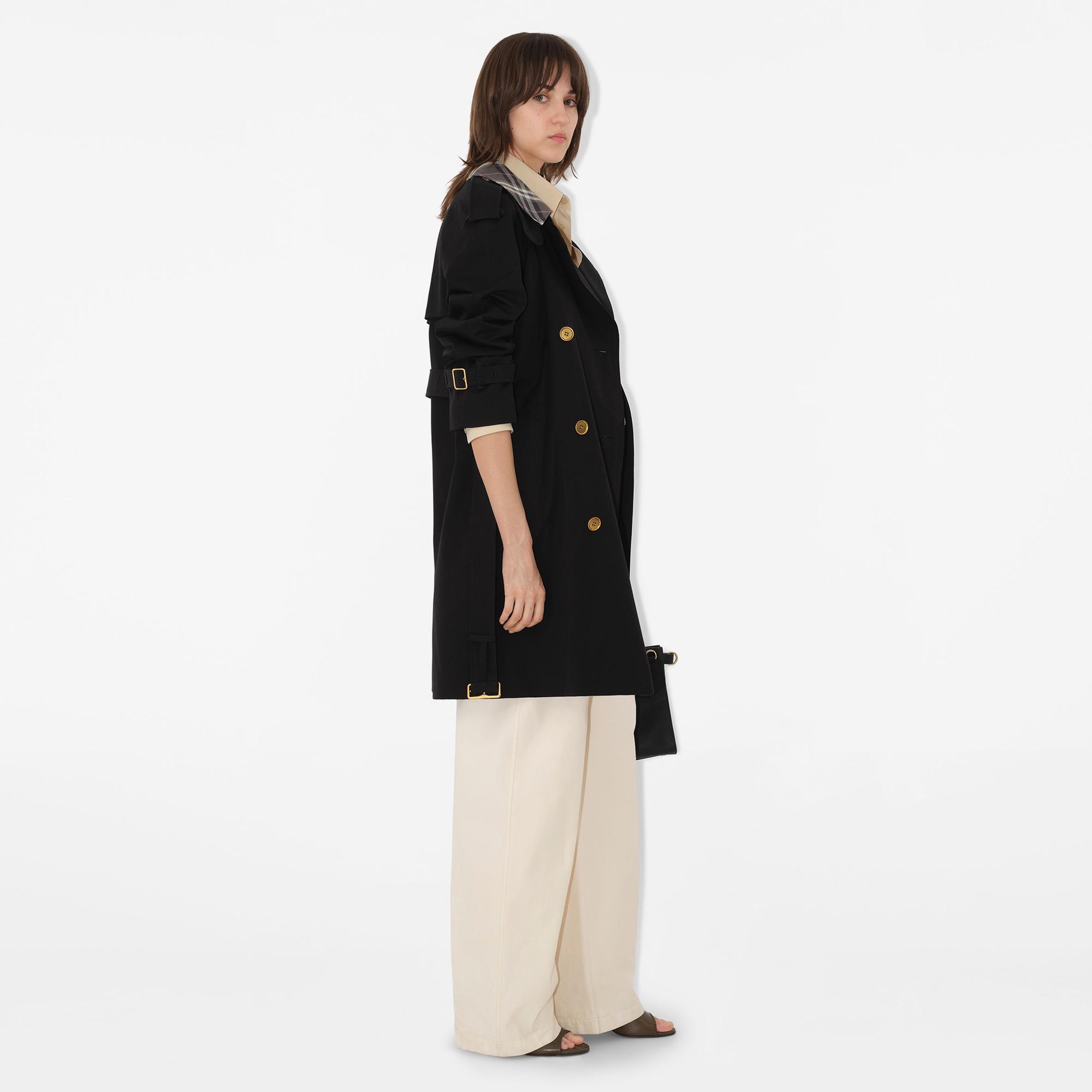 Burberry Kadın Siyah Trençkot