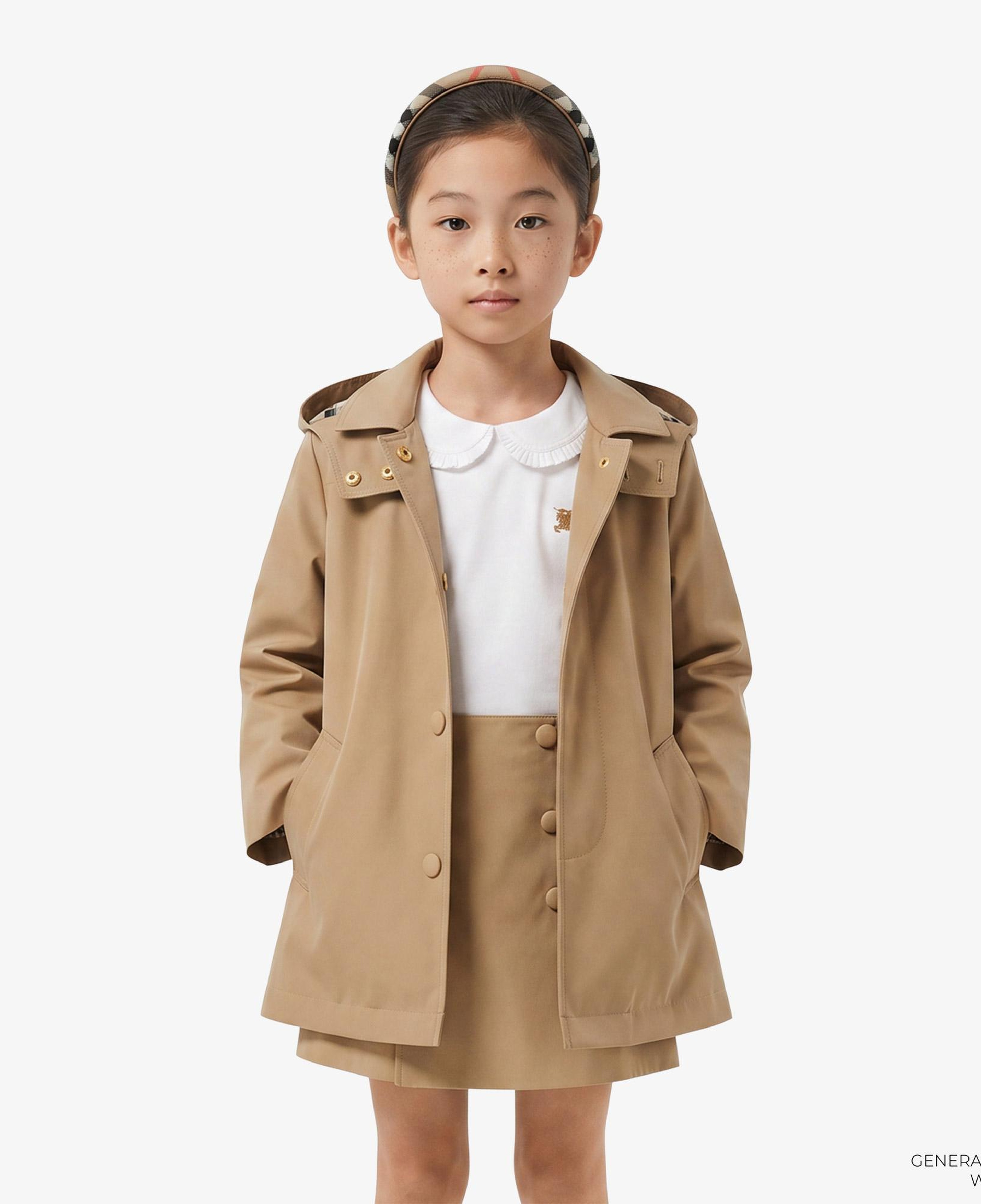 Burberry Bonded Car Çocuk Bej Trençkot