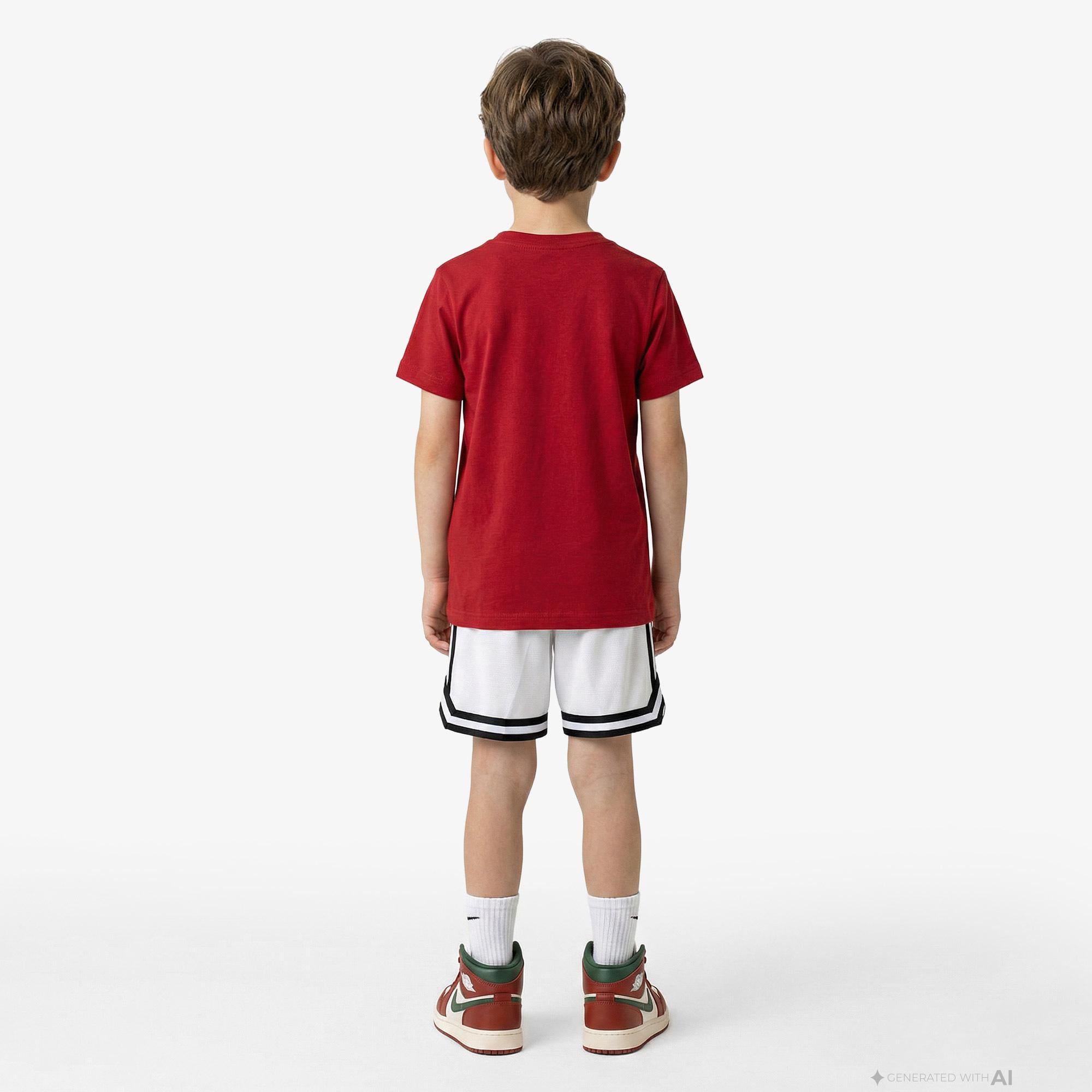 Jordan Practice Flight Çocuk Kırmızı T-Shirt