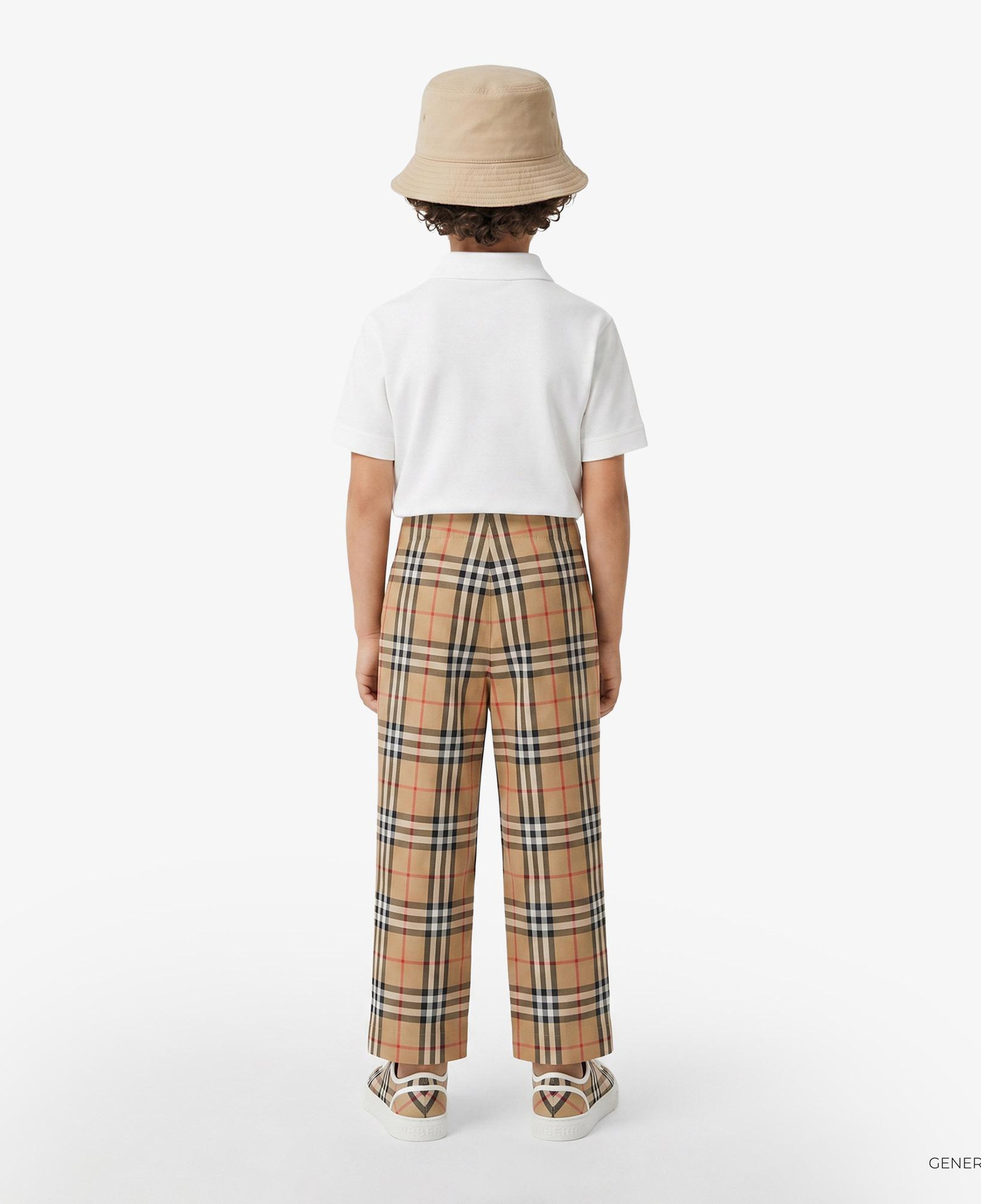 Burberry Orla Check Çocuk Bej Pantolon