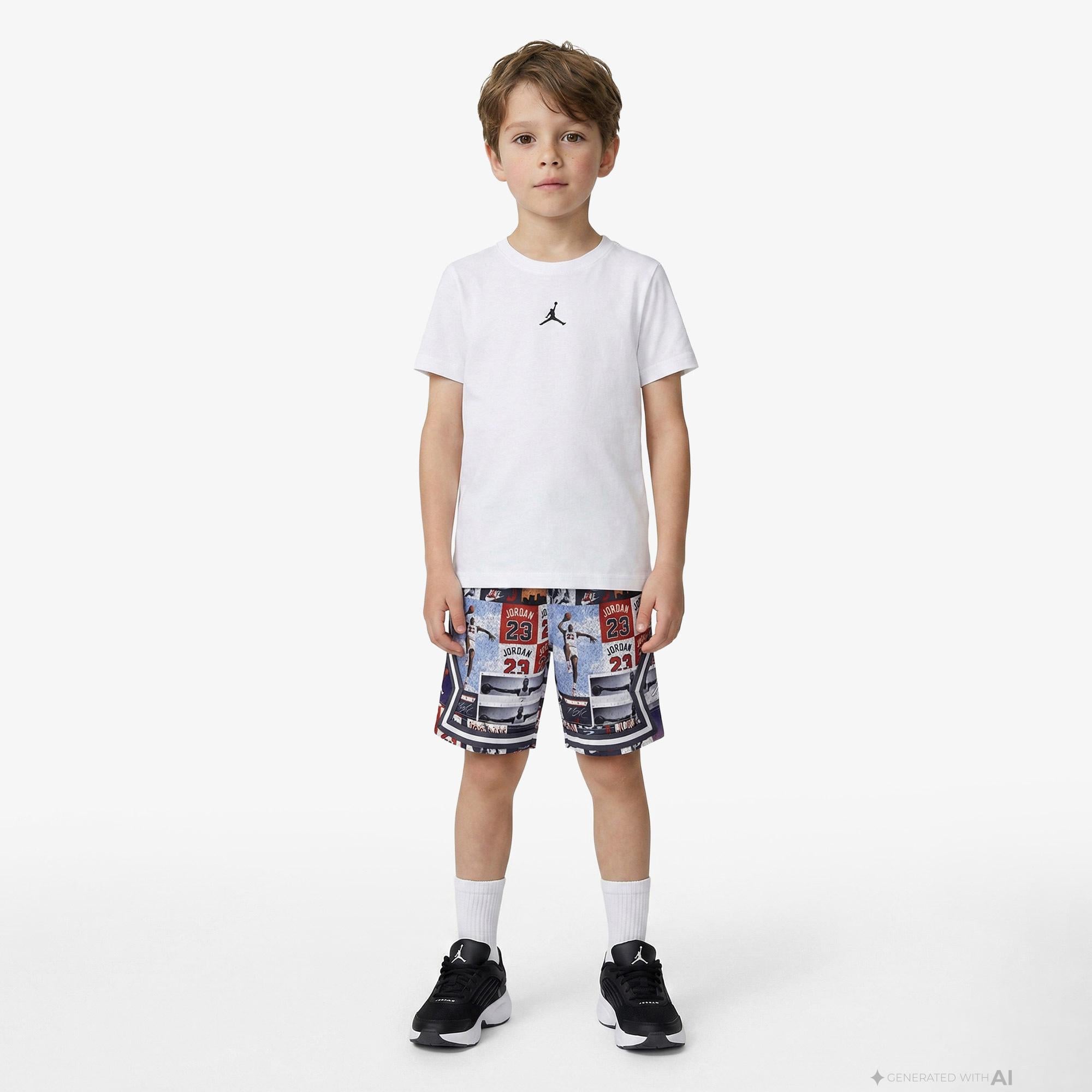 Jordan Sport Core Çocuk Beyaz T-Shirt
