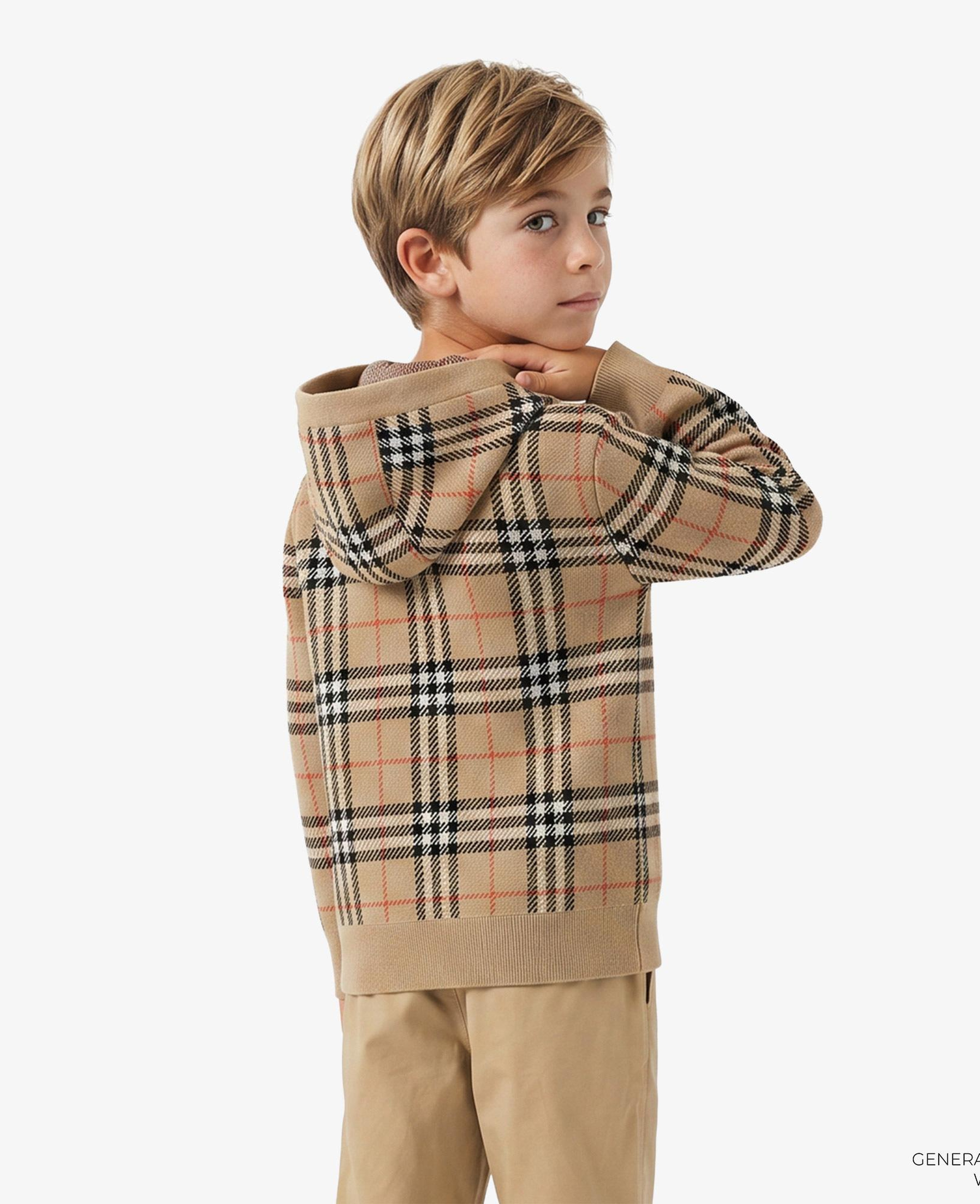 Burberry Jımmy Check Çocuk Bej Triko