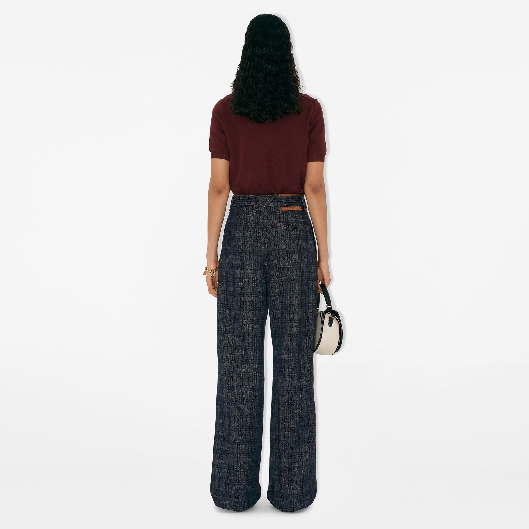 Burberry Wool Kadın Bordo Triko