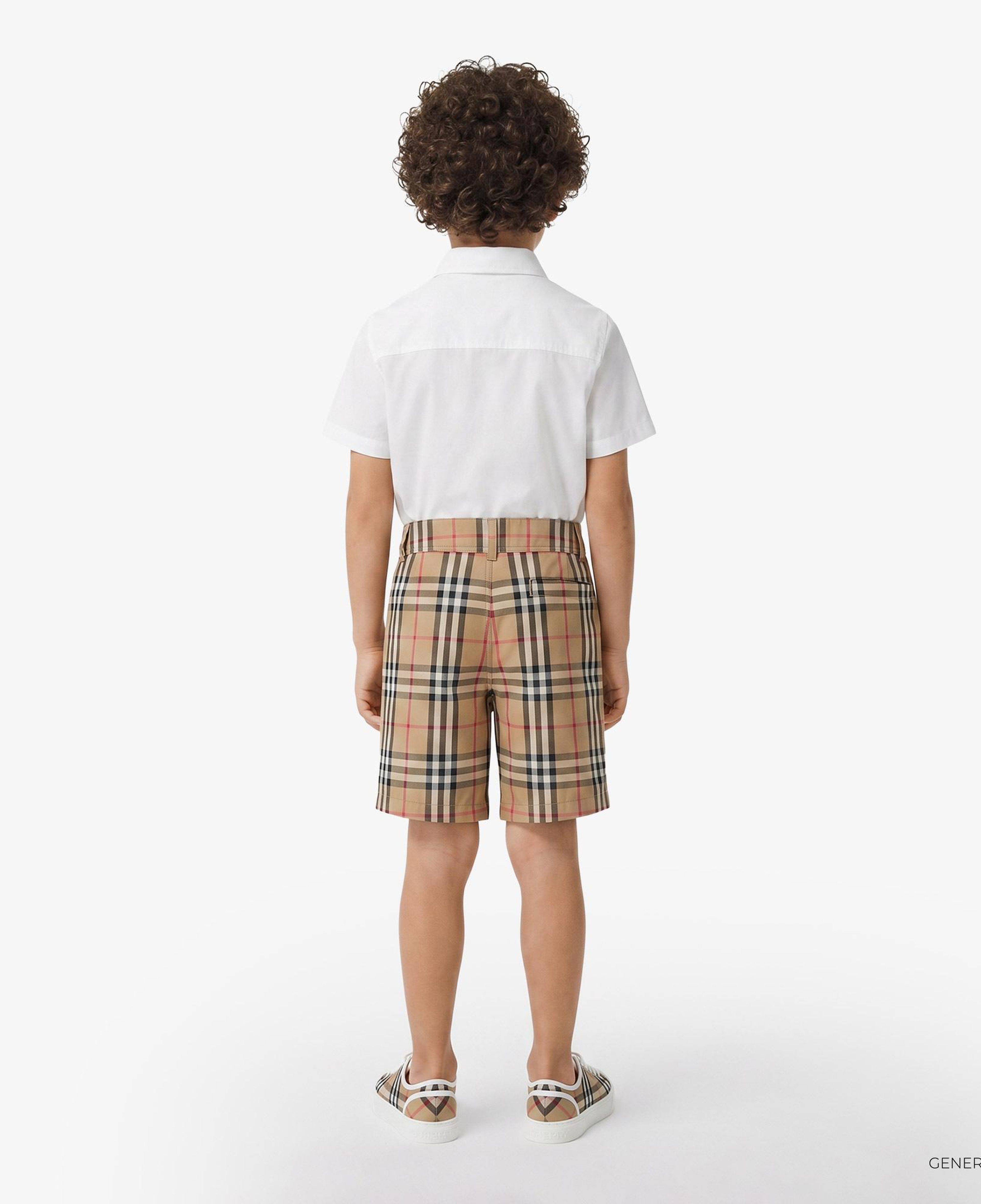 Burberry Oscar Check Çocuk Bej Şort