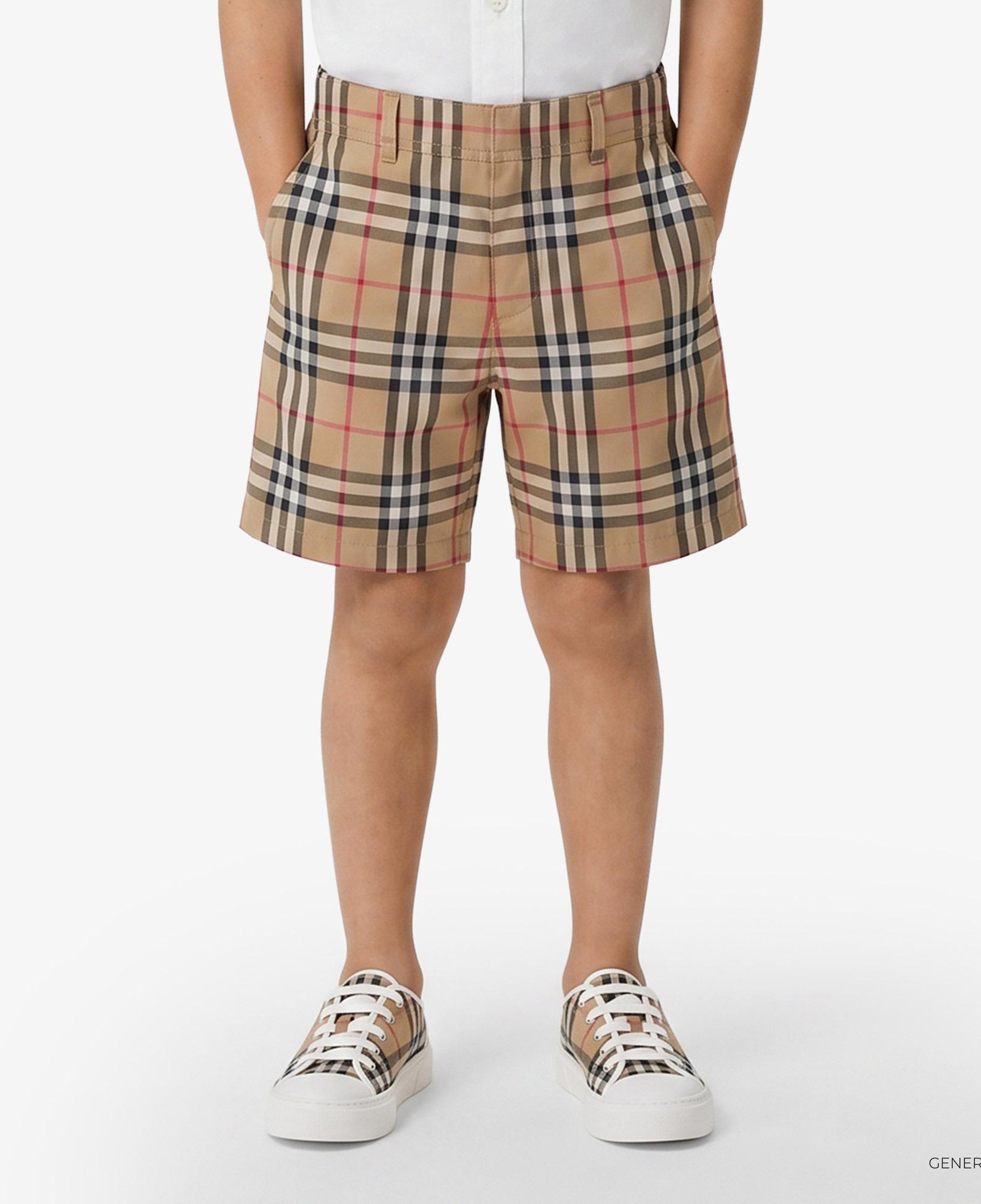 Burberry Oscar Check Çocuk Bej Şort