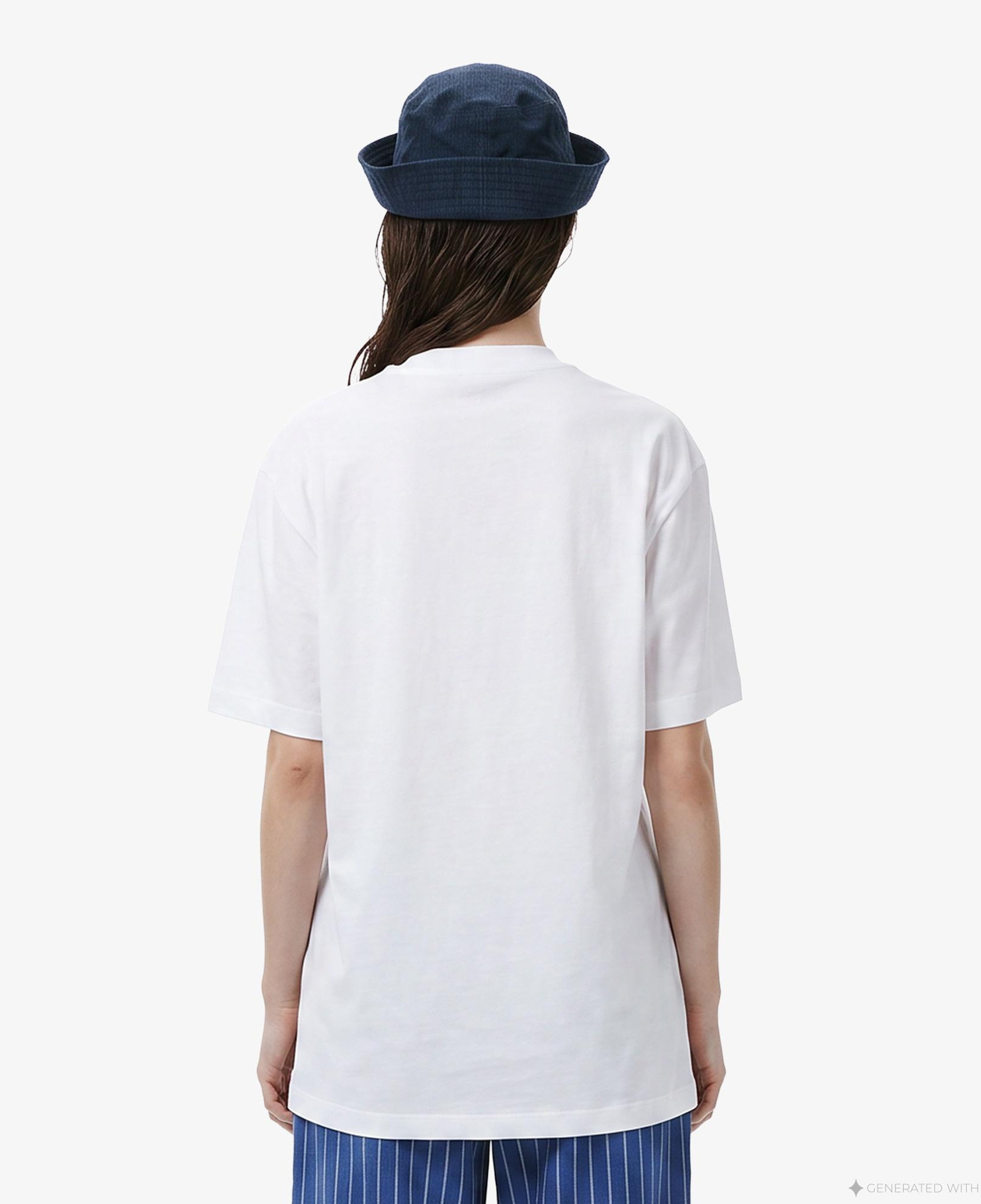 FashFed Basic Unisex Beyaz T-Shirt