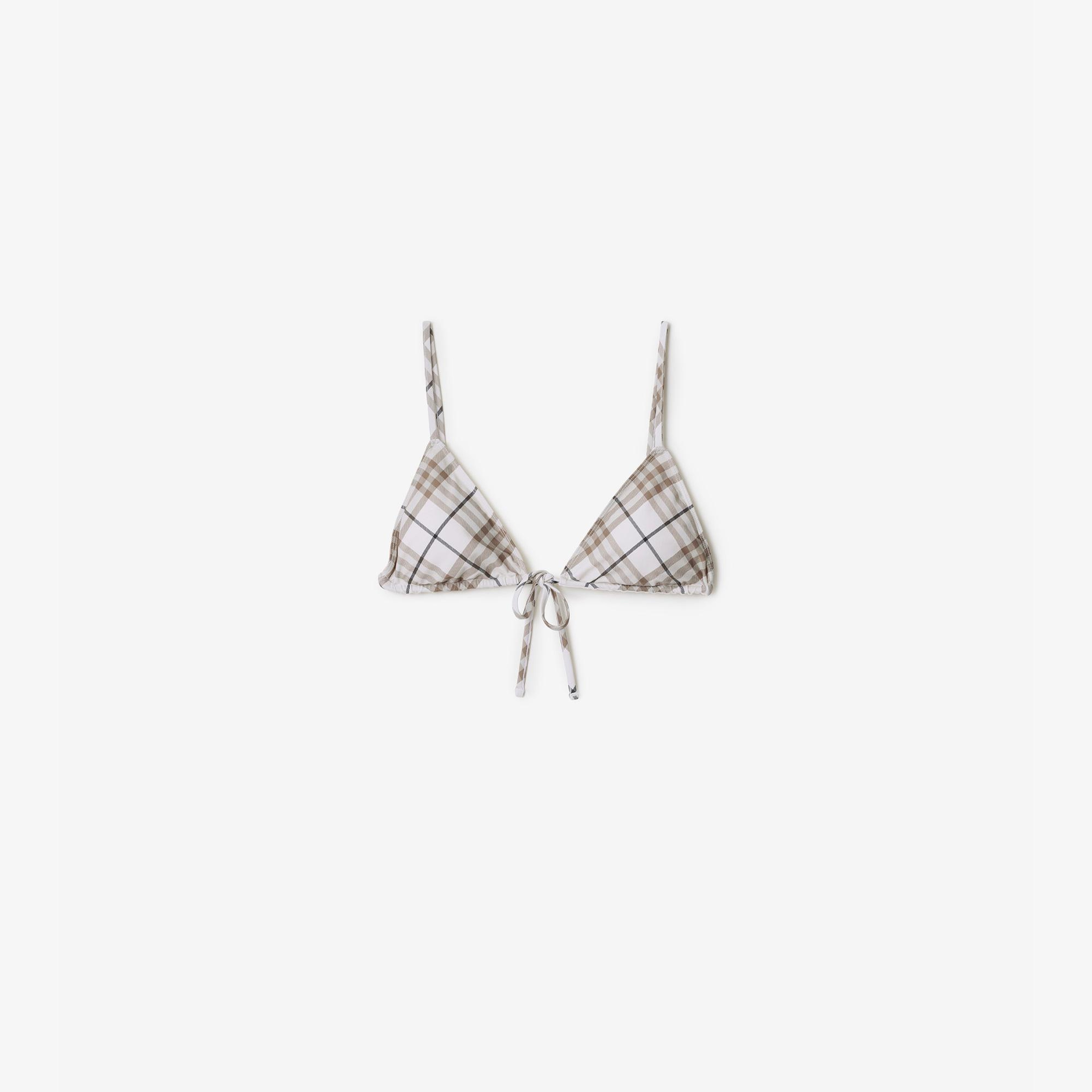 Burberry For Top Kadın Krem Bikini Üstü