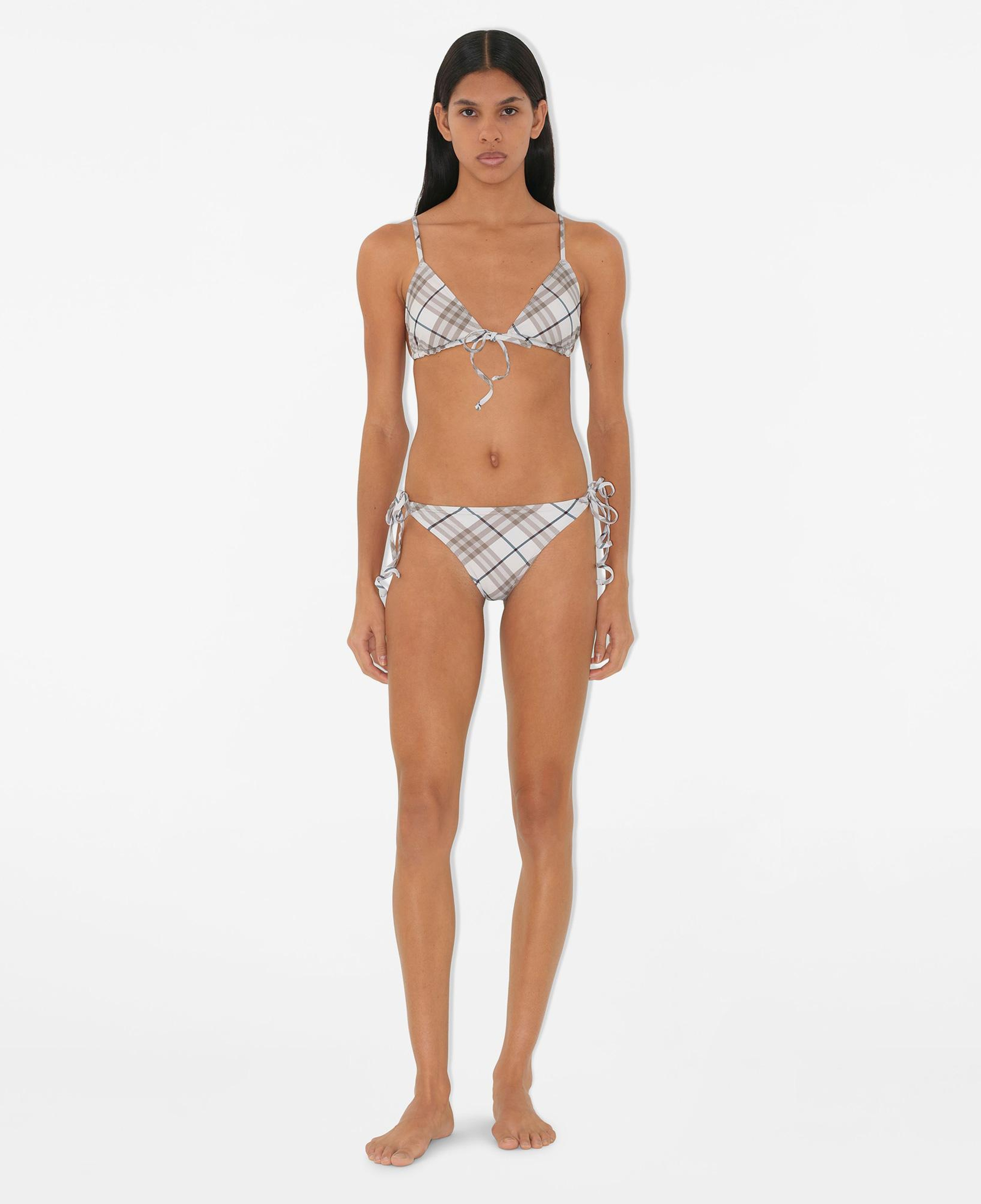 Burberry For Briefs Kadın Krem Bikini Altı