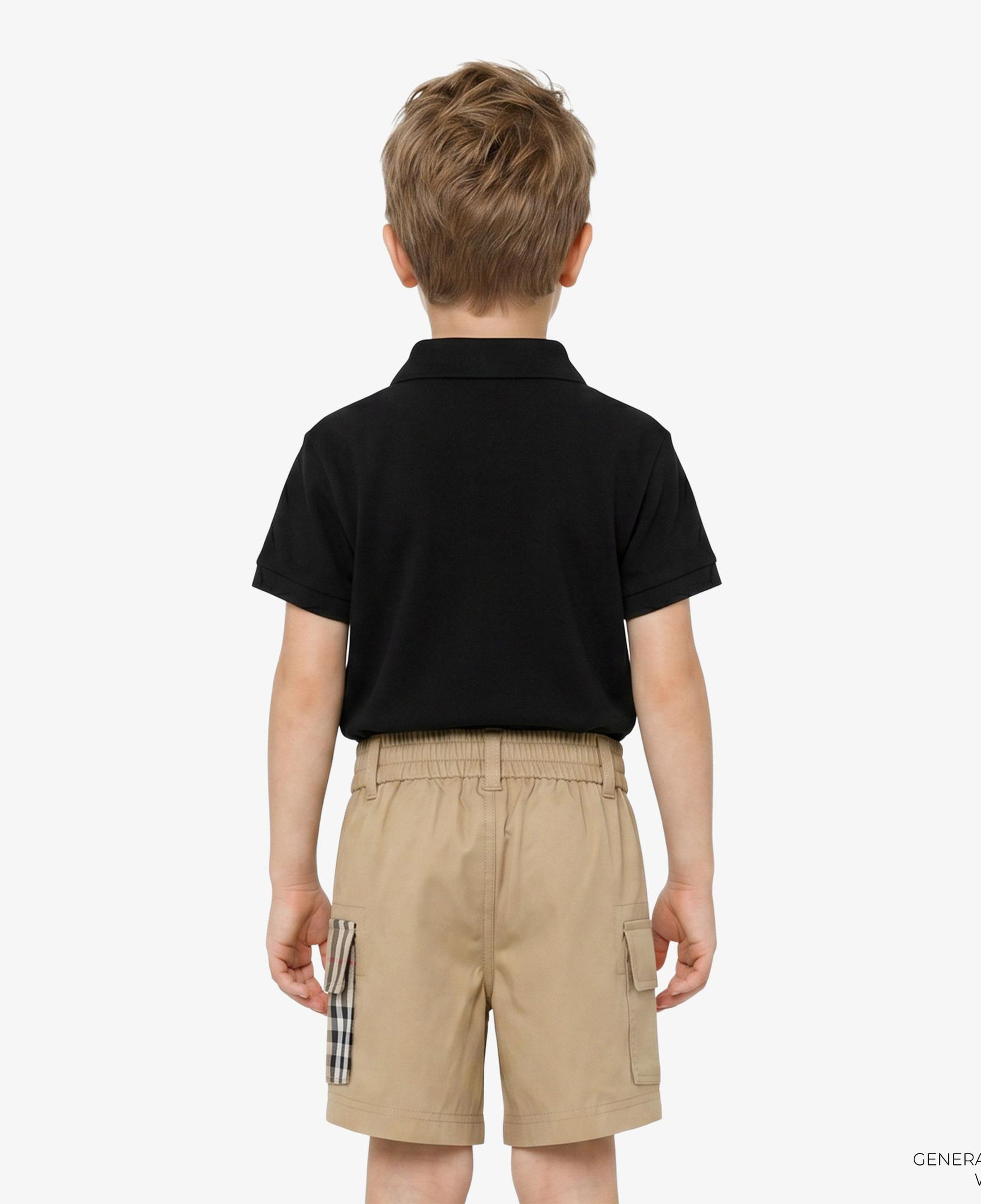 Burberry Oscar Check Pocket Çocuk Bej Şort