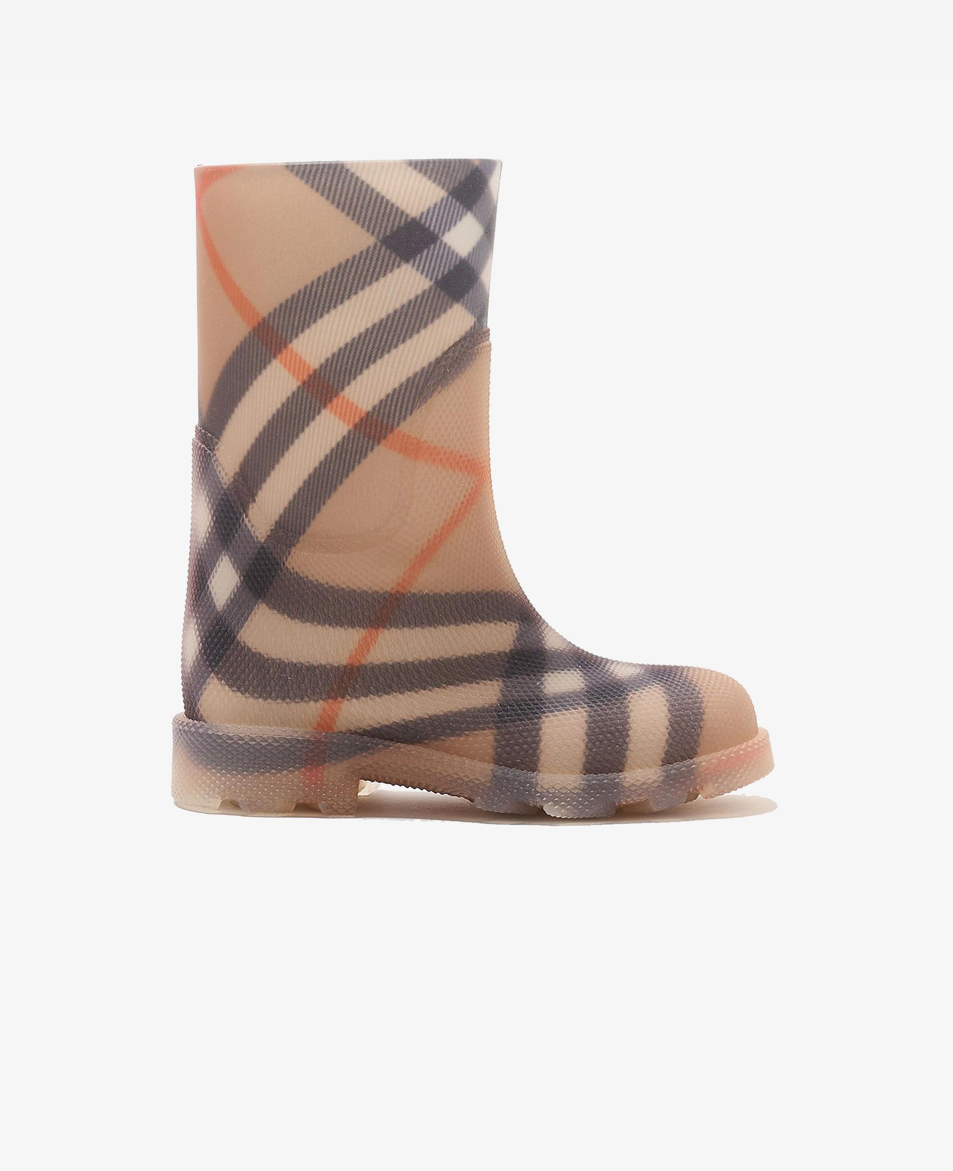Burberry Check Rubber Marsh High Çocuk Bej Bot