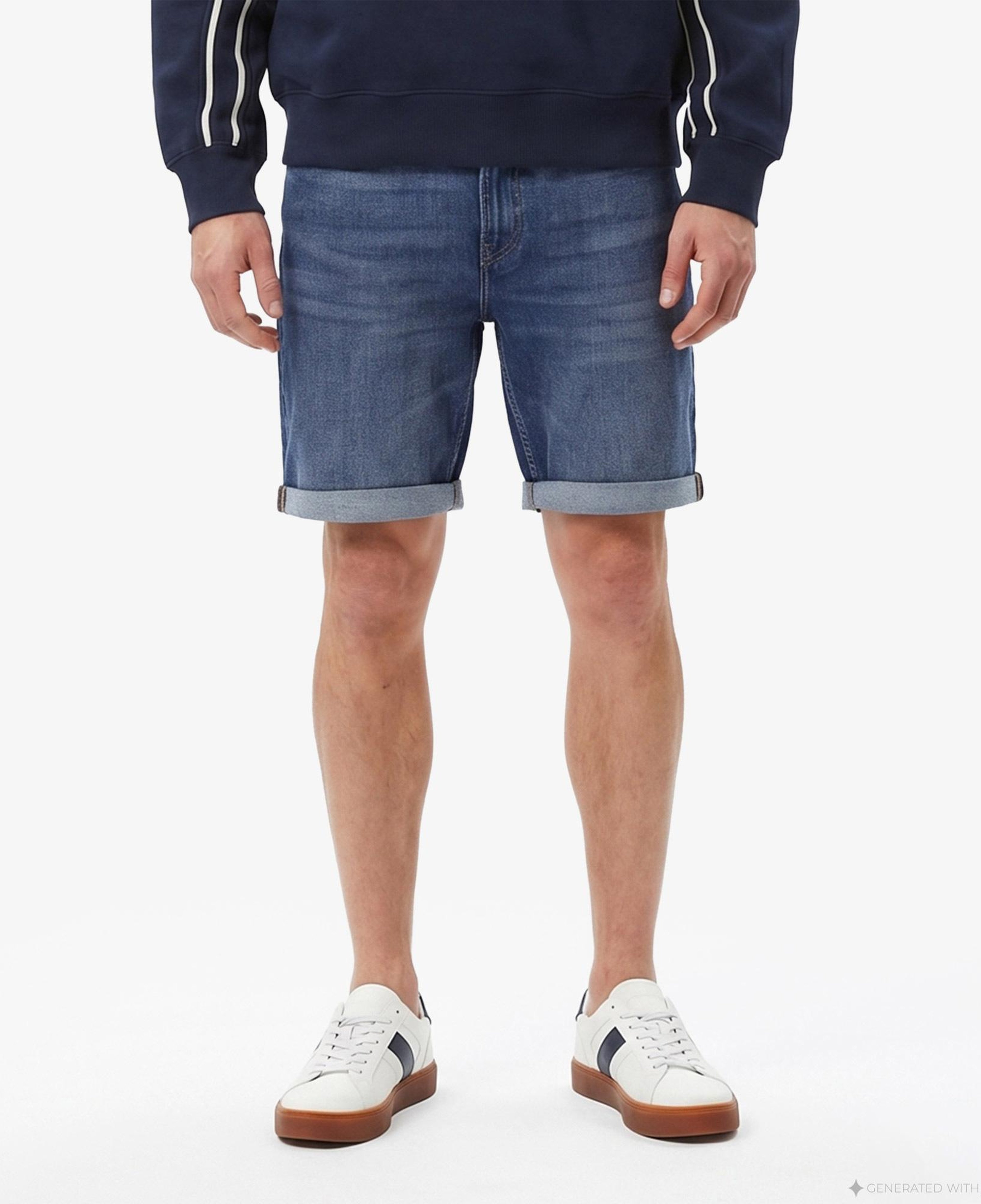 Calvin Klein Slim Hampton Erkek Mavi Şort