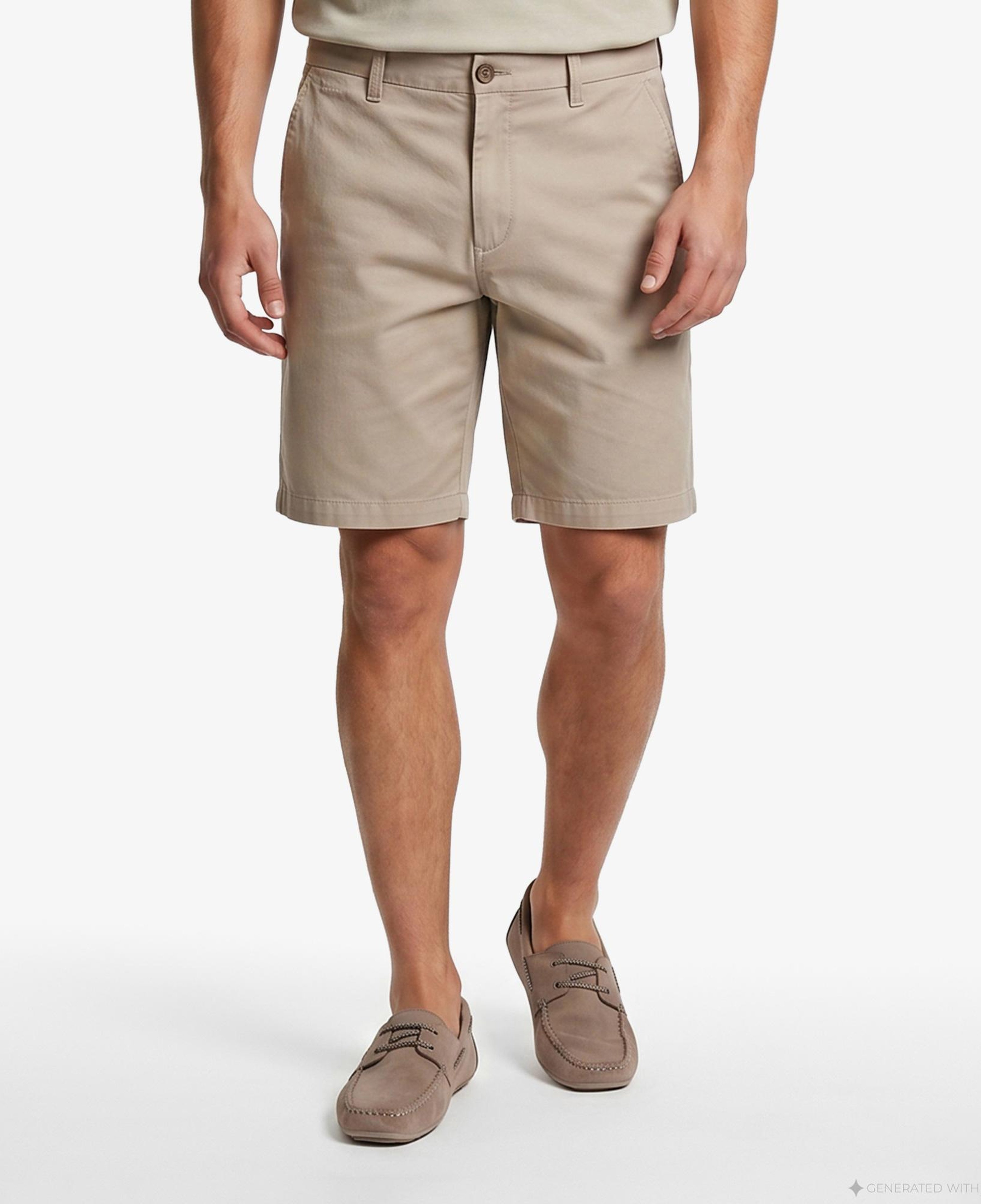 Calvin Klein Refined Stretch Classic Erkek Kahverengi Şort