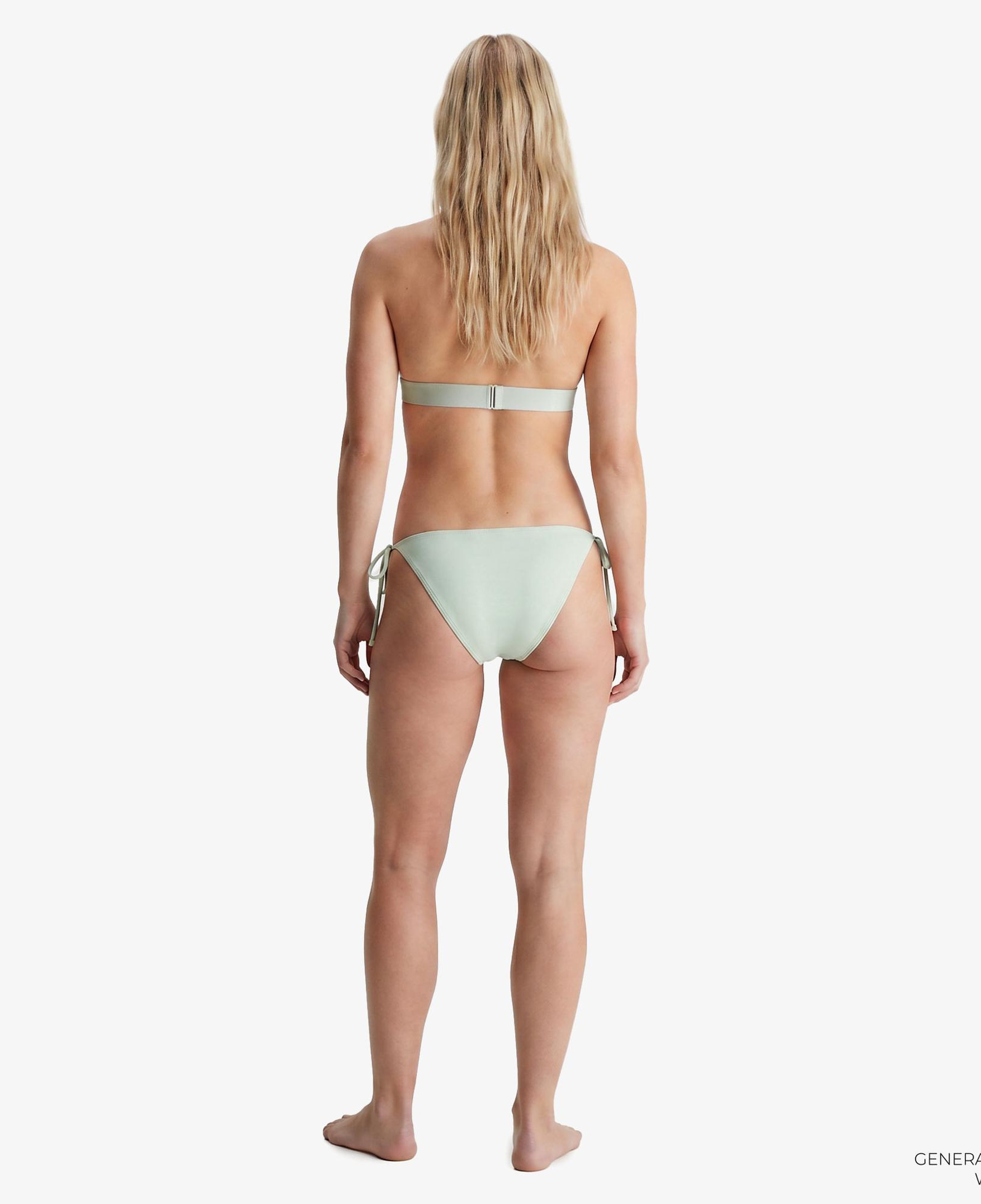 Calvin Klein Side Tie Kadın Haki Bikini Altı