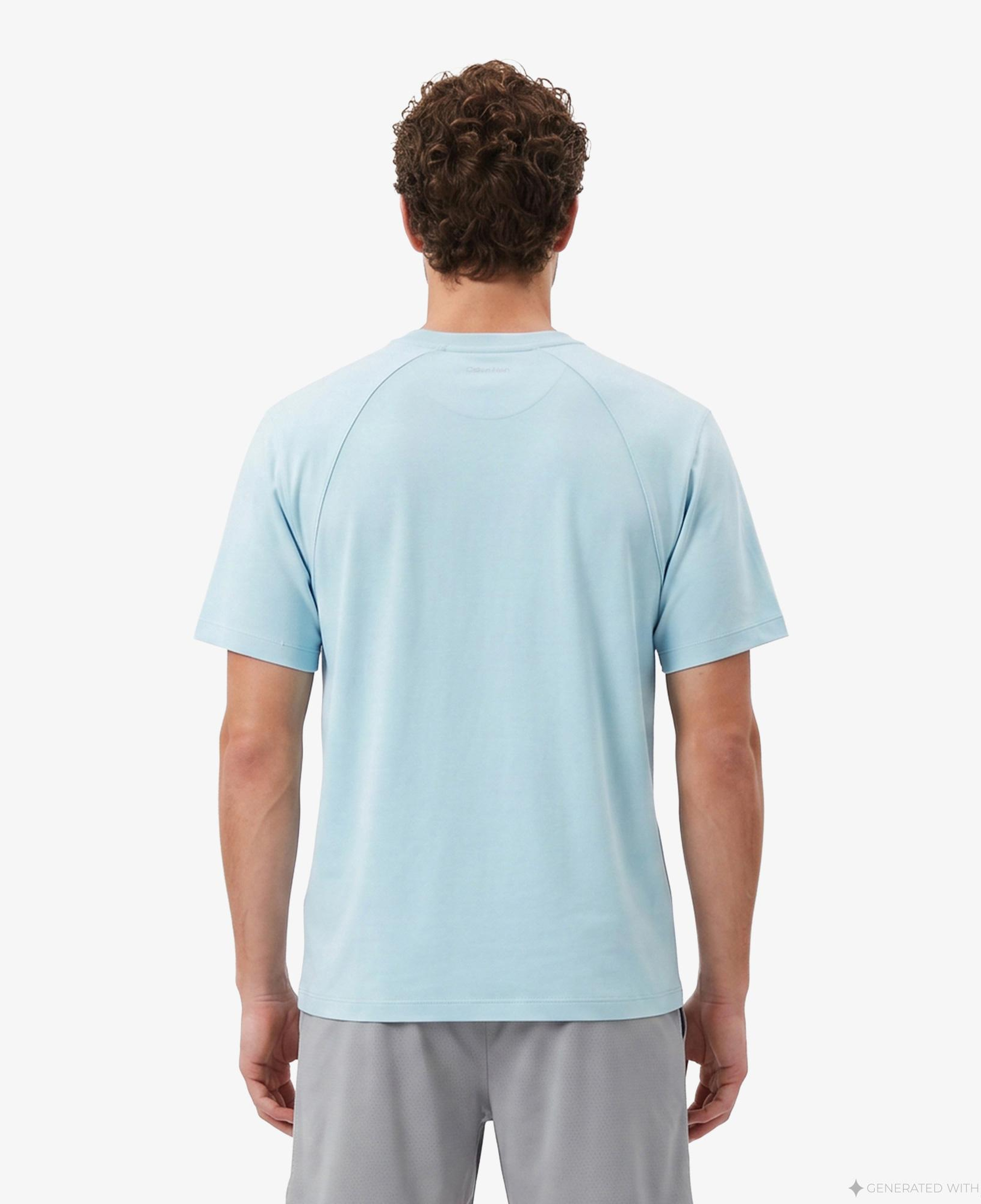Calvin Klein Crew Neck Erkek Mavi T-Shirt